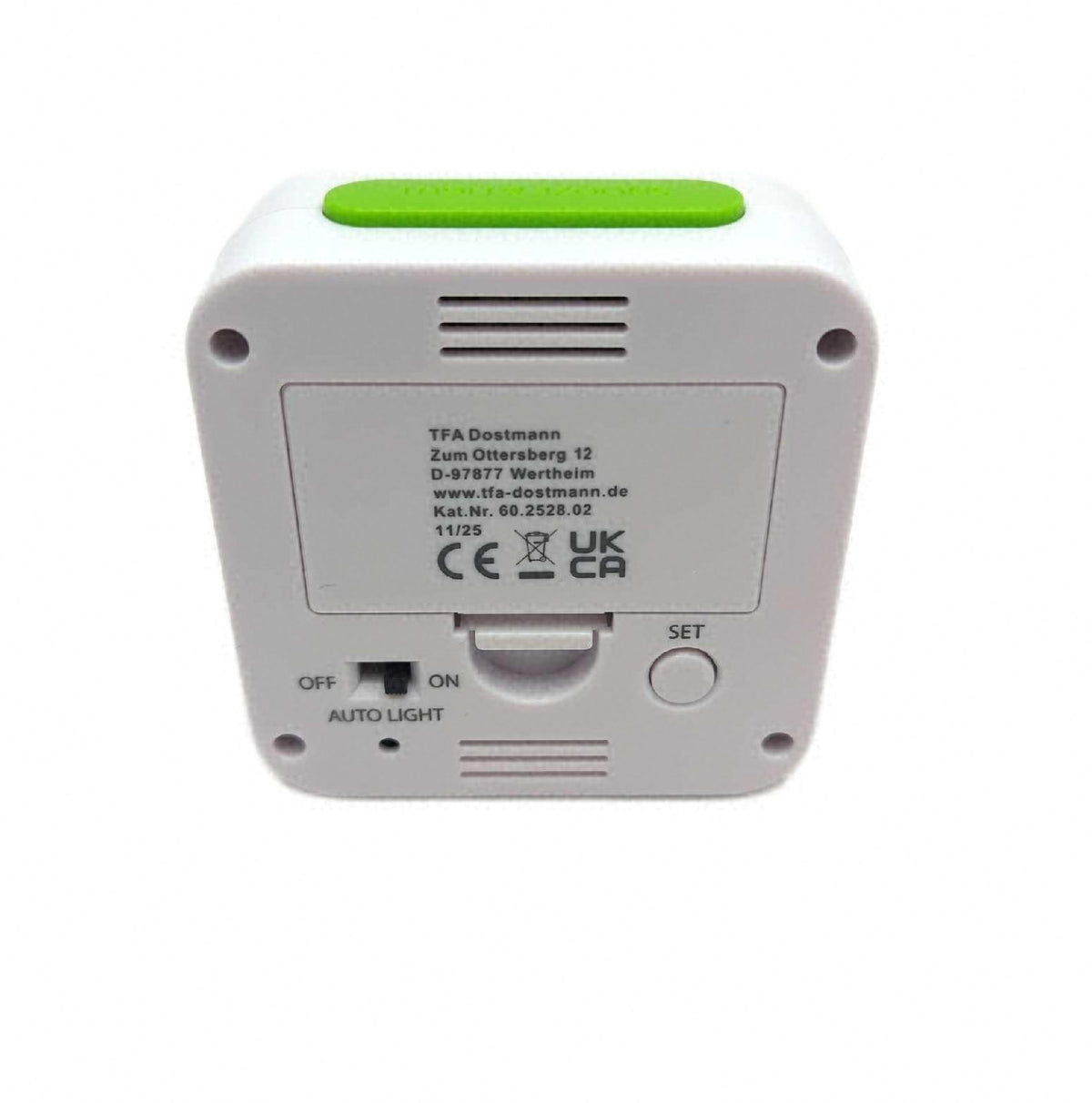 TFA Bingo Funkwecker 60252802 automatisch Hintergrundbeleuchtung Datum Uhrzeit Wecker