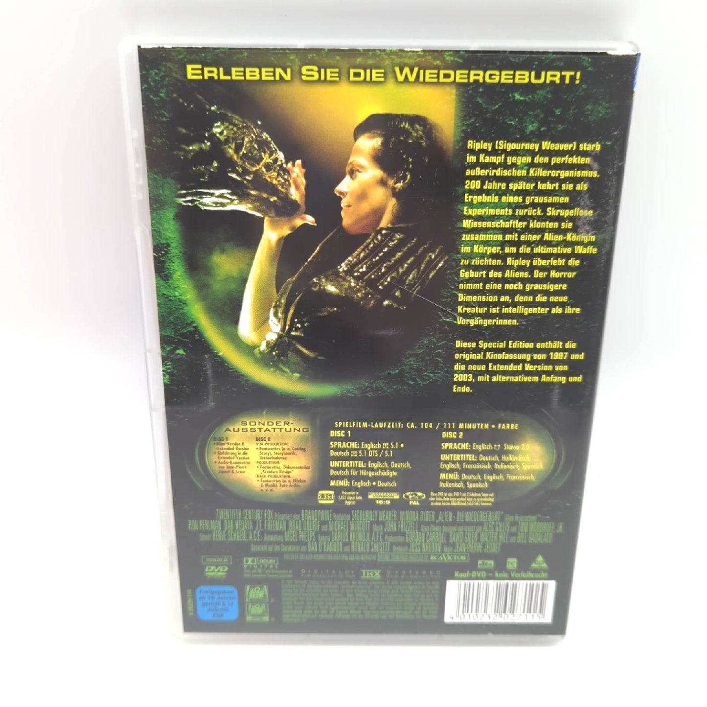 Alien - Die Wiedergeburt [Special Edition] [2 DVDs]