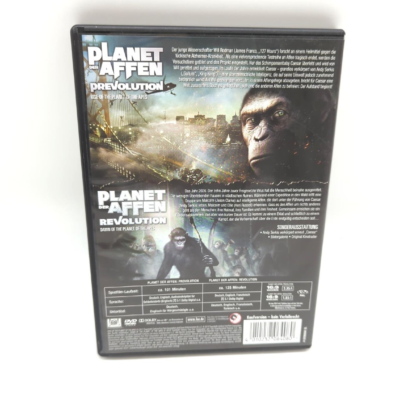 Planet der Affen: Prevolution & Revolution [2 DVDs]