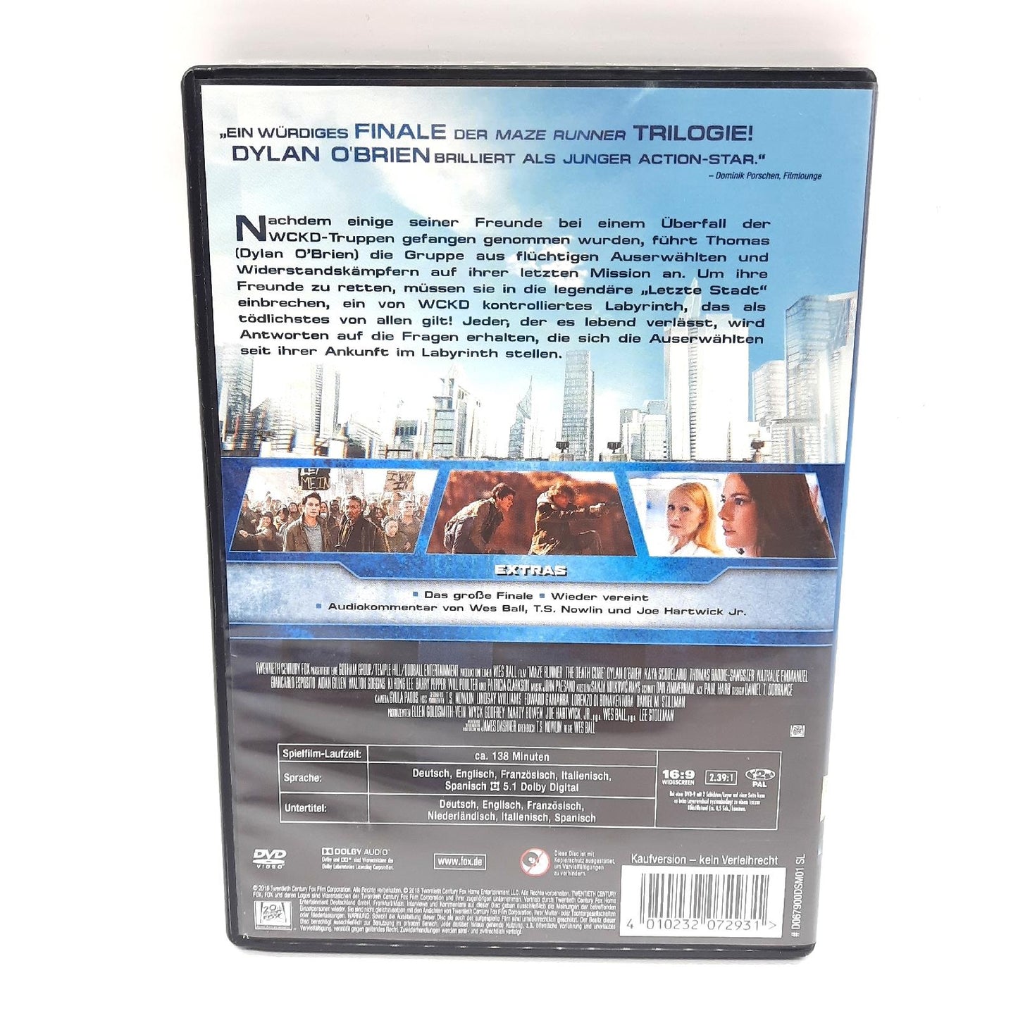 Maze Runner: Die Auserwählten in der Todeszone [DVD]