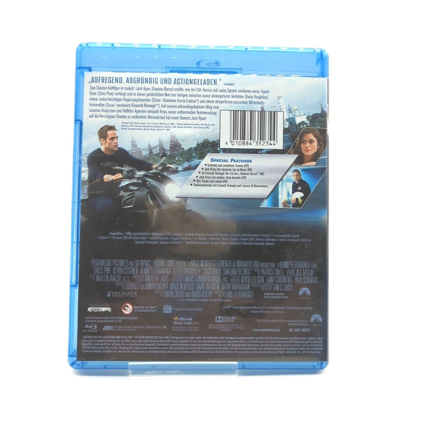 Jack Ryan: Shadow Recruit Blu-Ray