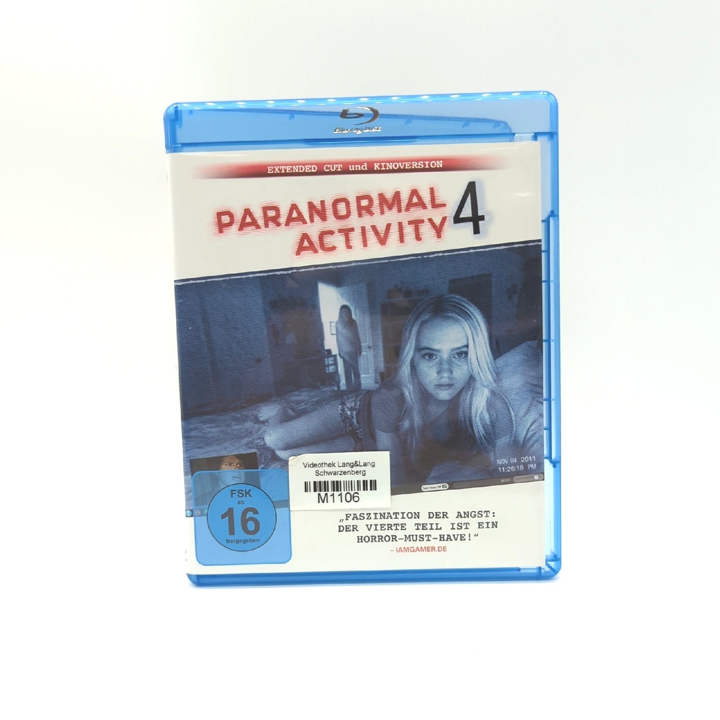 Blu Ray Paranormal Activity 4