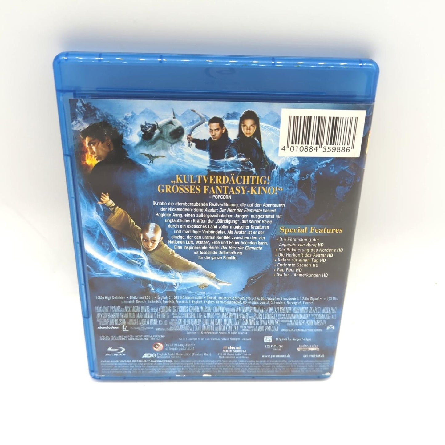 Die Legende von Aang Blu-Ray