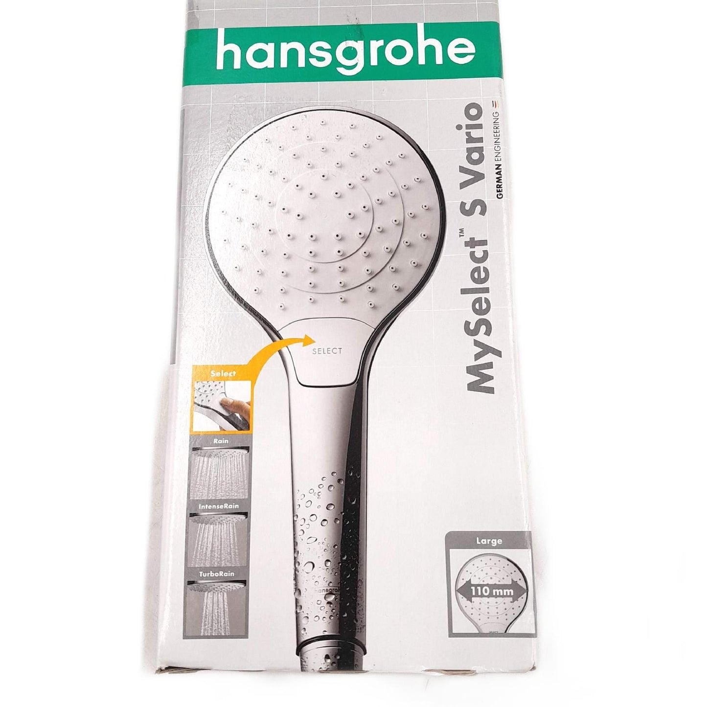 Hansgrohe Handbrause Badarmaturen My Select S Vario 3 Funktionen Durchmesser