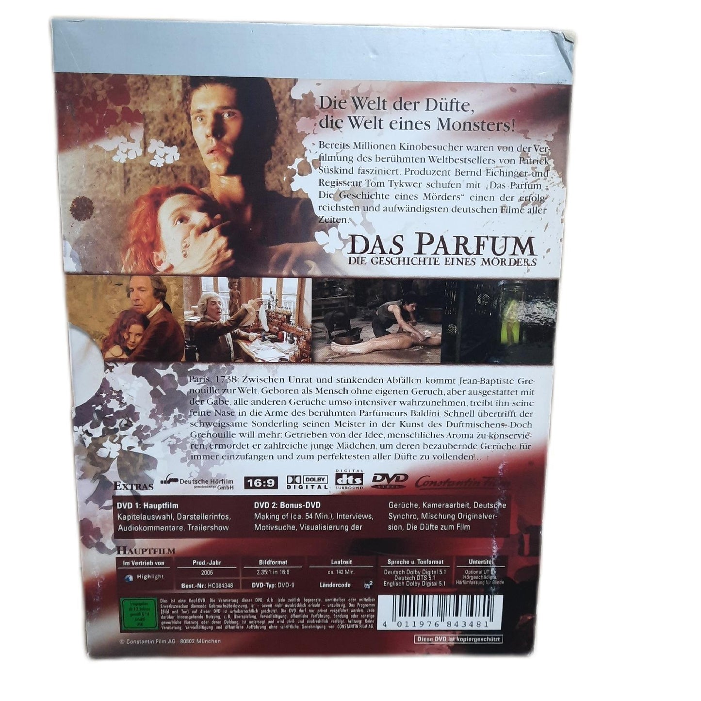 Das Parfum - Die Geschichte eines Mörders (Premium Edition) [2 DVDs] Deutsch FSK
