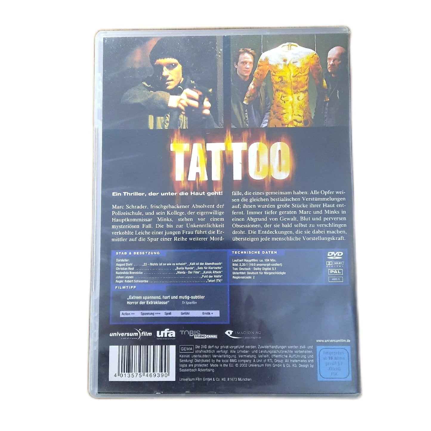 Tattoo- Rette deine Haut, Thriller, Christian Redl, Deutsch, FSK 16