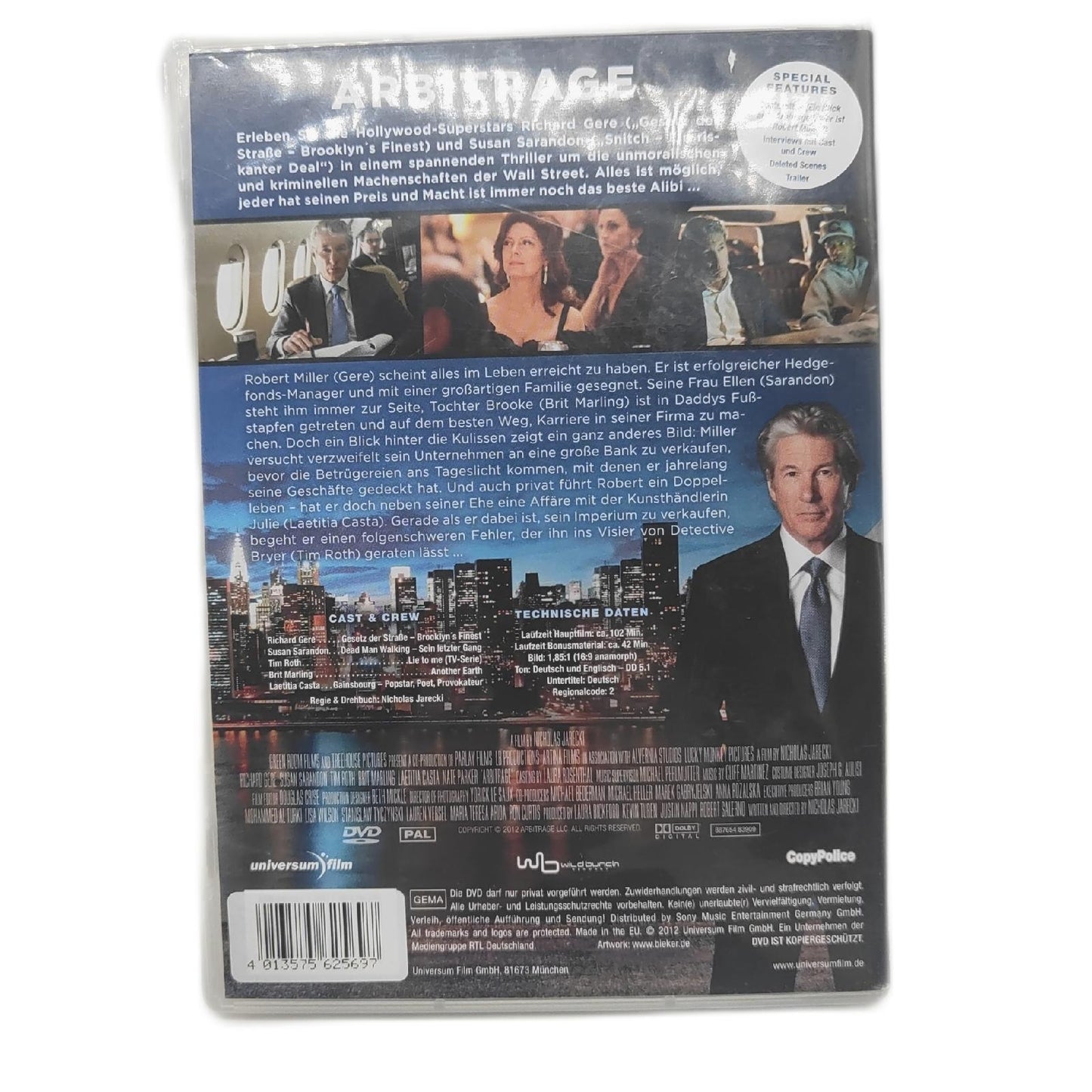 Arbitrage  DVD