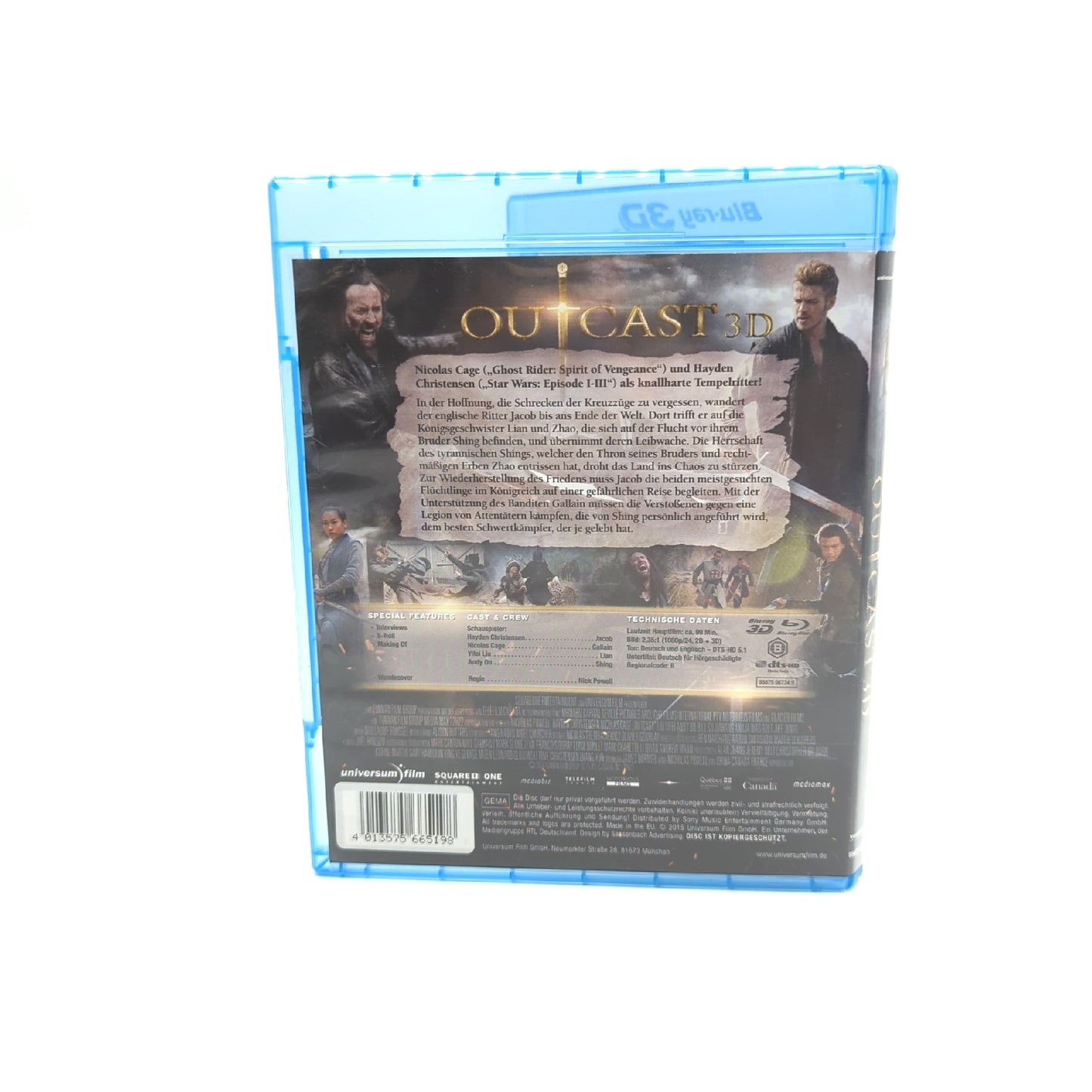 Outcast 2D 3D Bluray