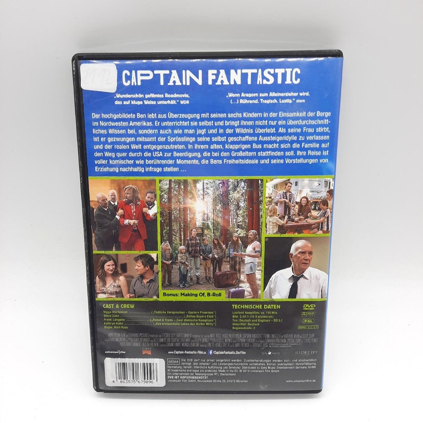 Captain Fantastic - Einmal Wildnis und zurück DVD