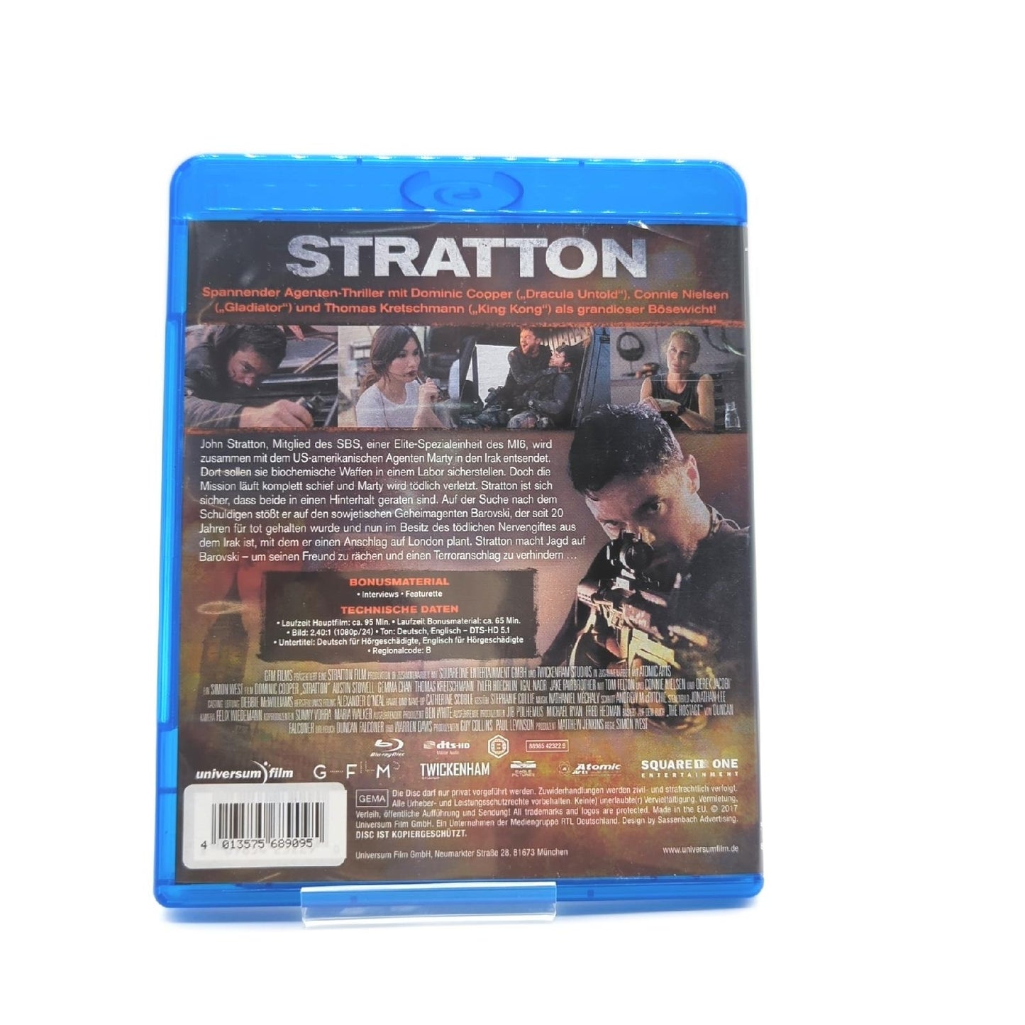 Stratton - Dominic Cooper, Thomas Kretschmann, Connie Nielsen - Blu Ray