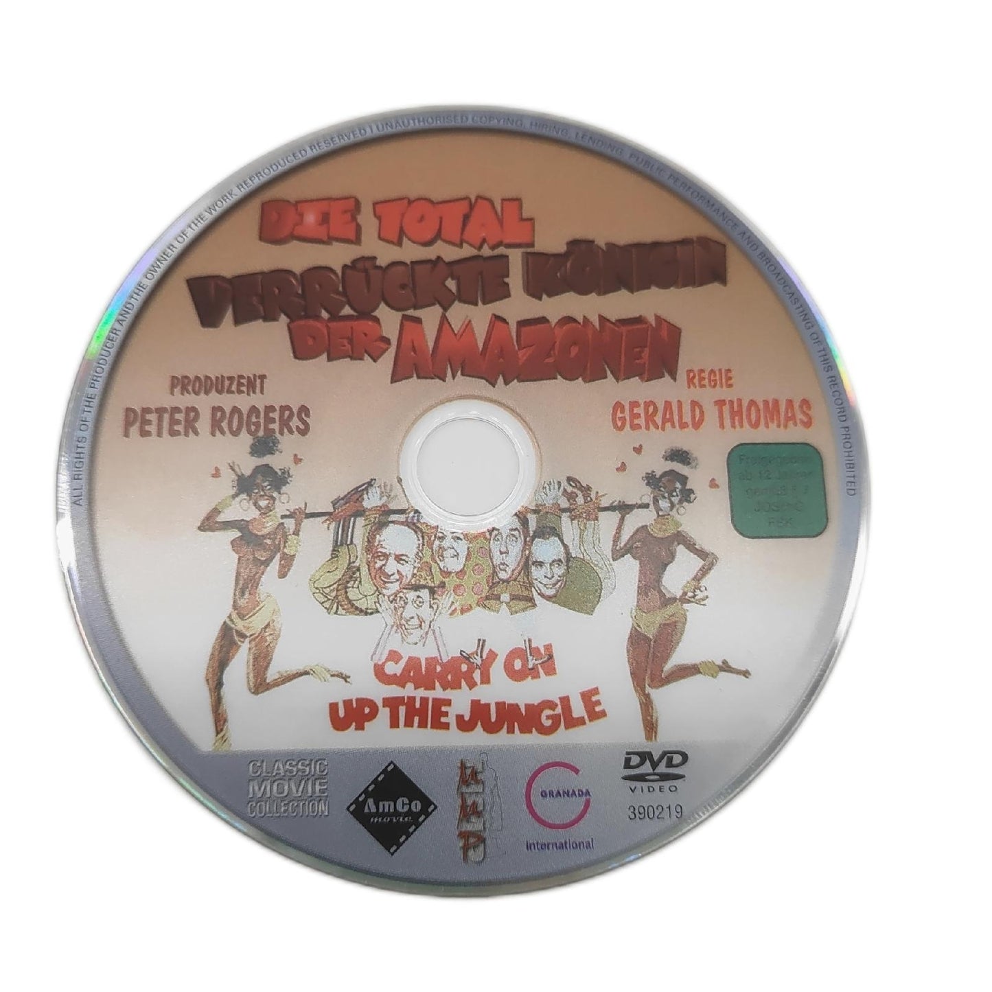 Die Total Verrückte Königin der Amazonen DVD Film Spaß Komödie Carry On