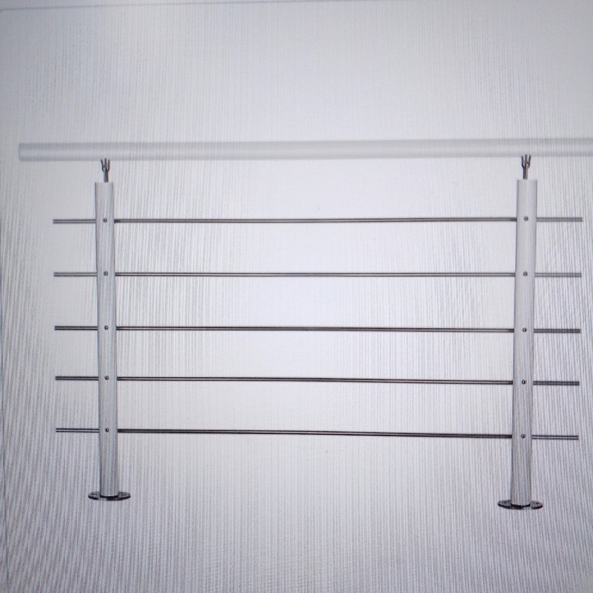 Treba Geländerset Geländer Baukomponenten Frewa 1500 mm Weiß elegant robust geeignet