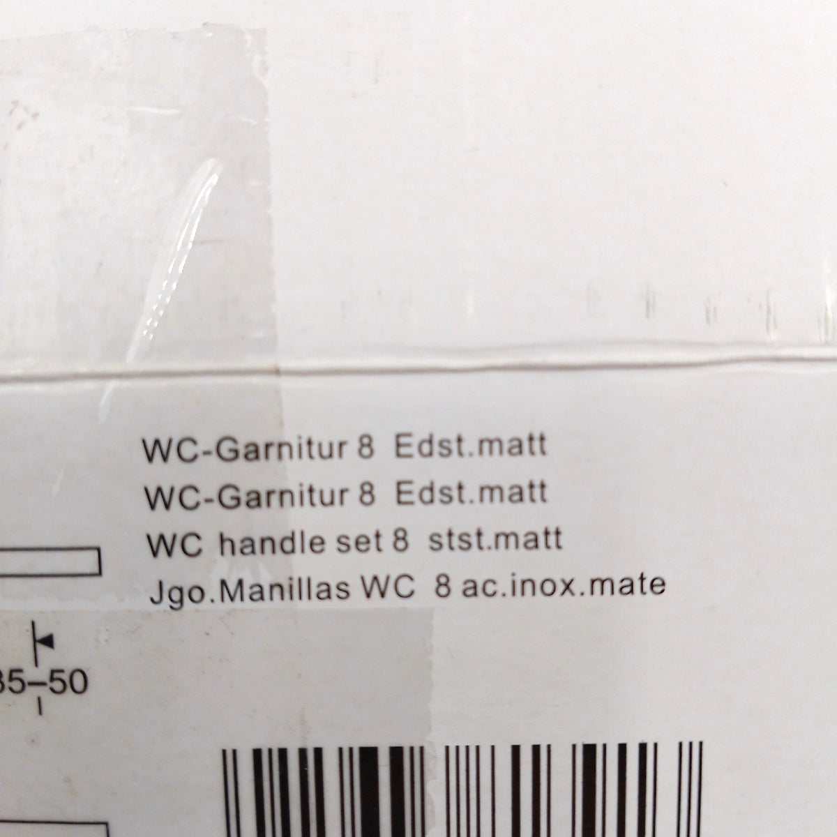 Startec WC Türgarnitur Türbeschläge passend für Türstärke 35 mm 42