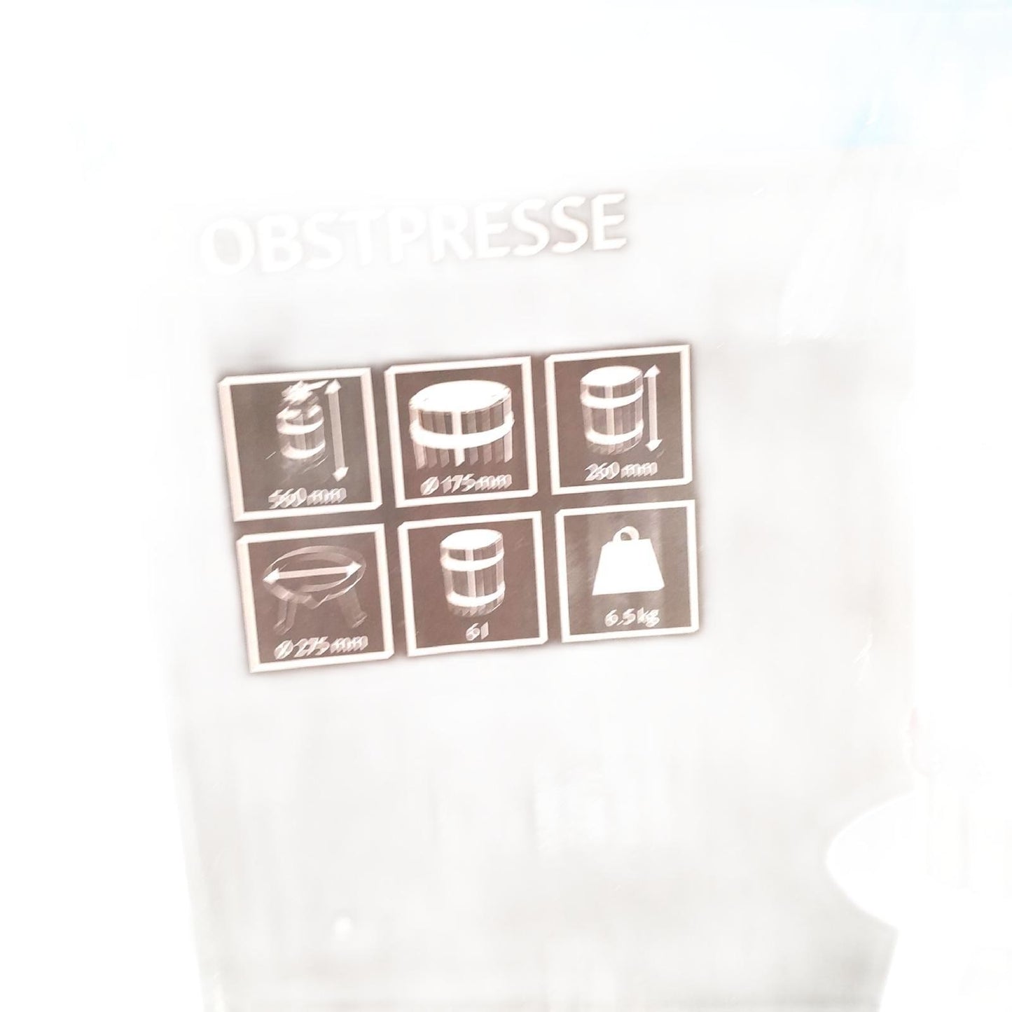 Güde Obstpresse Küchengeräte OP 6 Saftpresse für Obst 6