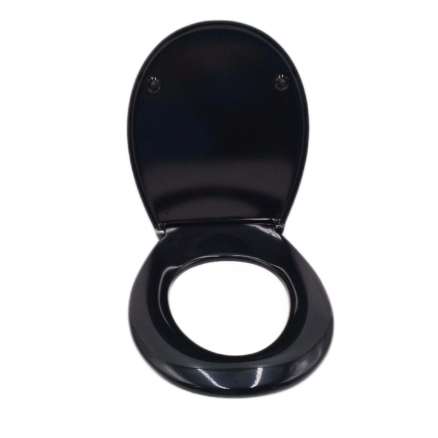 Poseidon WC Sitz Bad Sanitär Como Diamond Absenkautomatik Duroplast Schwarz