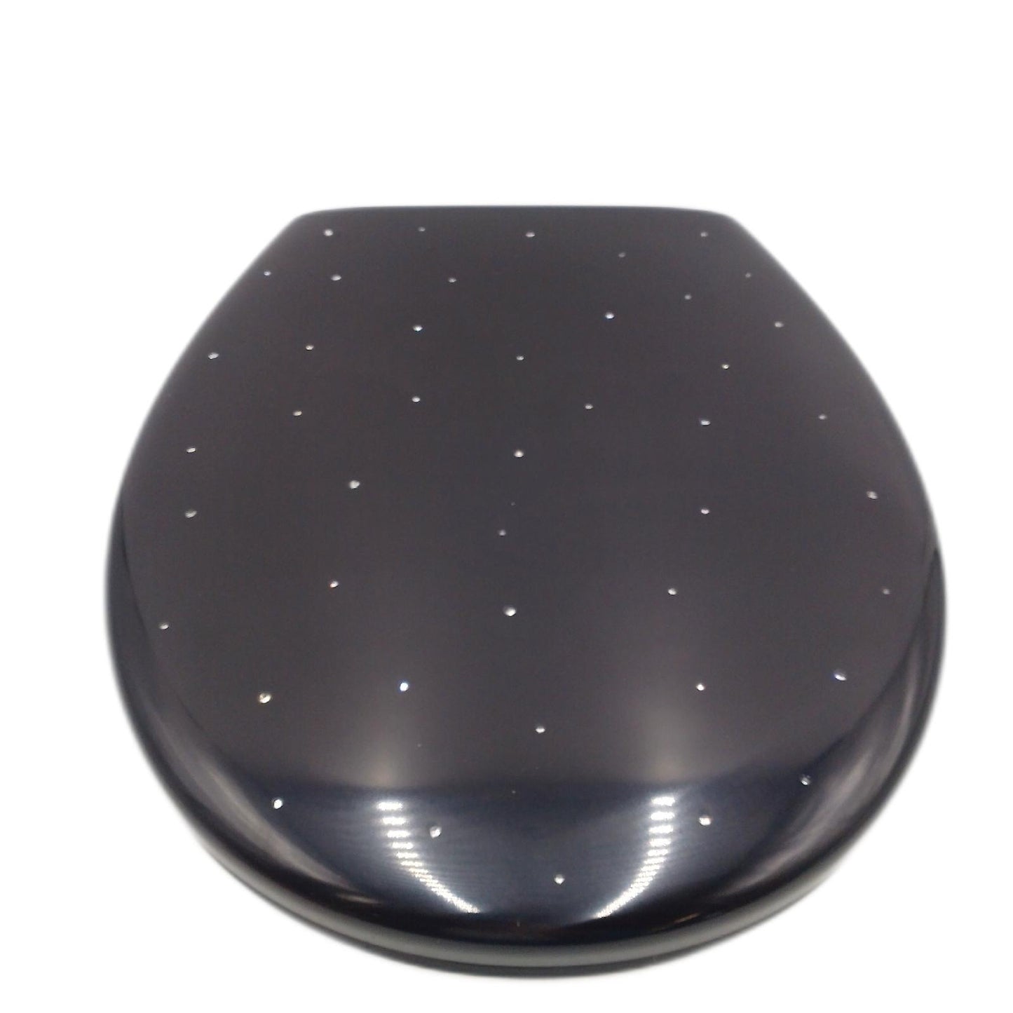 Poseidon WC Sitz Bad Sanitär Como Diamond Absenkautomatik Duroplast Schwarz