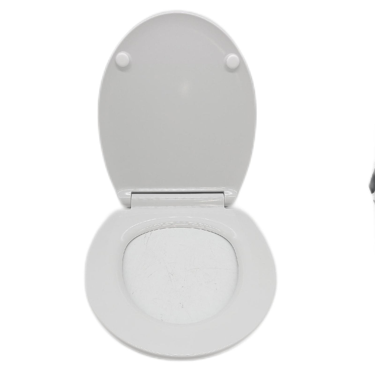 Poseidon WC Sitz Badaccessoires WC Deckel Flat mit Absenkautomat ohne Befestigung