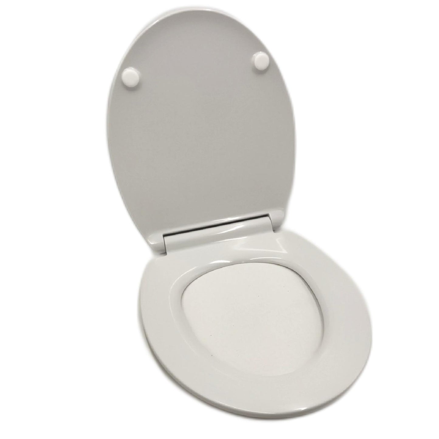 Poseidon WC-Sitz Flat (Mit Absenkautomatik, Duroplast, Weiß)