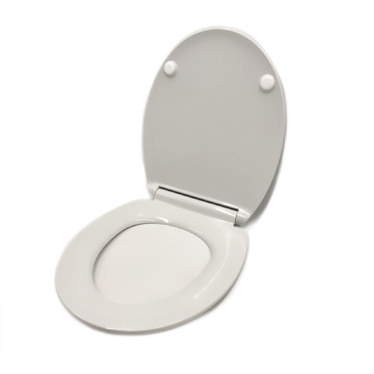 Poseidon WC-Sitz Flat (Mit Absenkautomatik, Duroplast, Weiß)