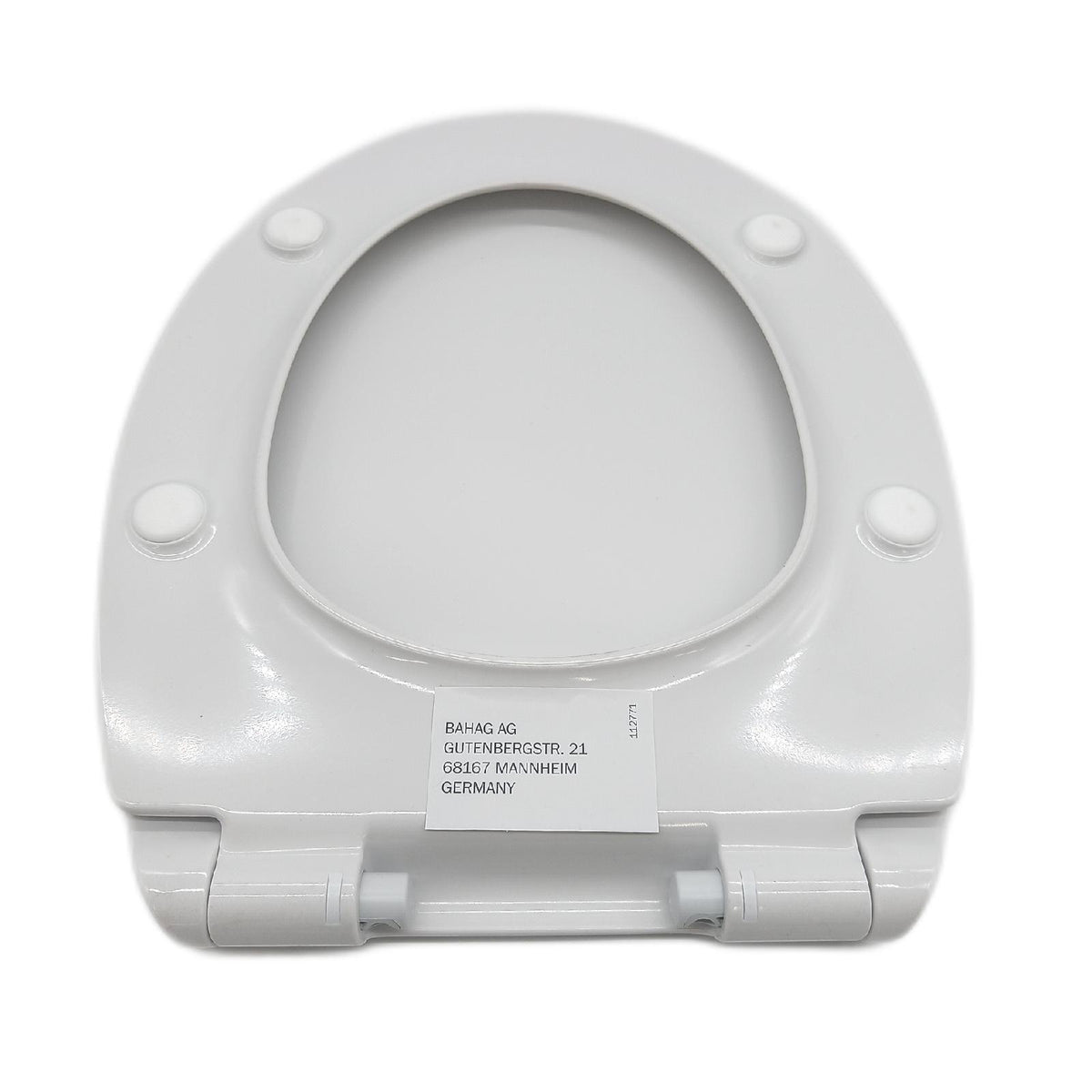 Poseidon WC Sitz Badaccessoires WC Deckel Flat mit Absenkautomat ohne Befestigung