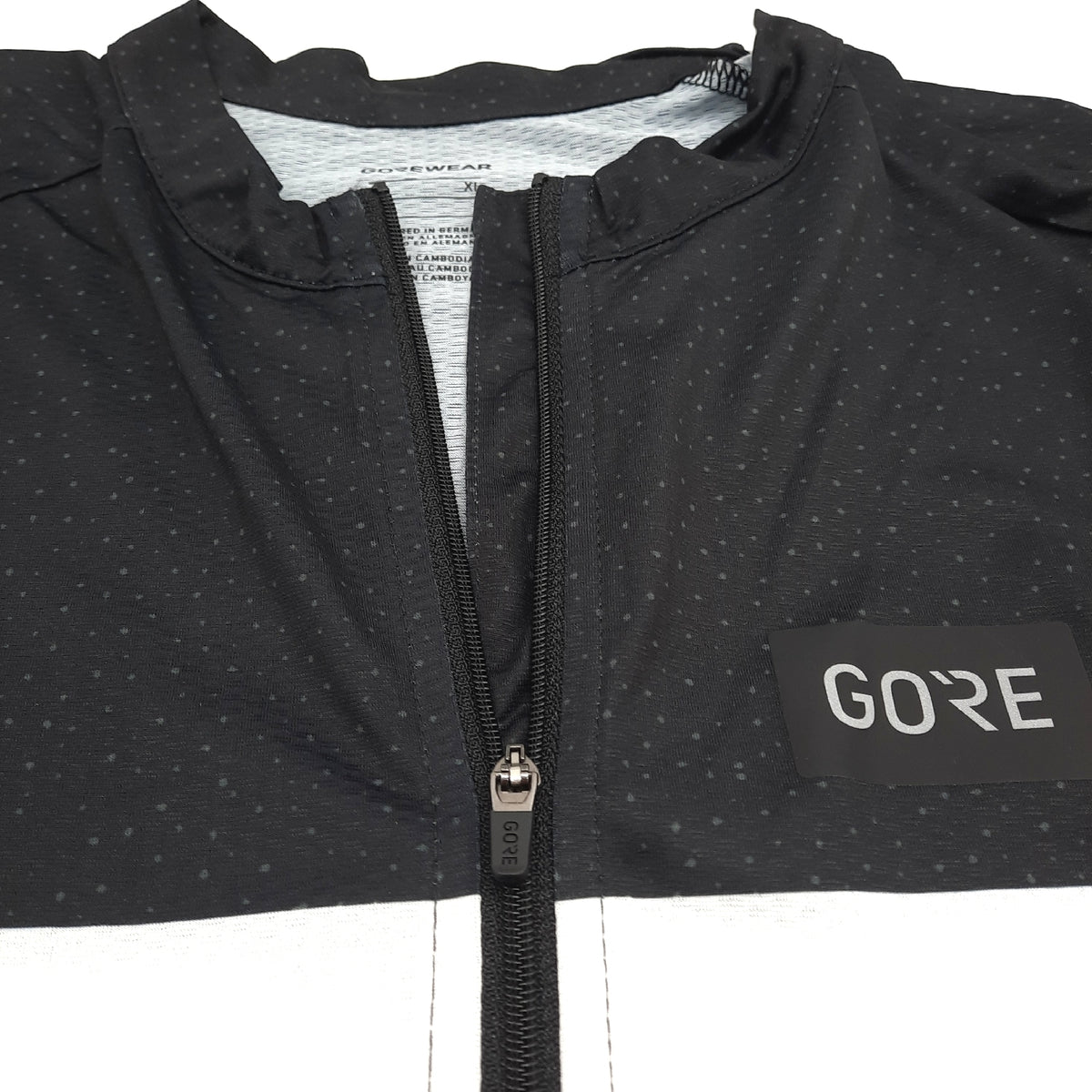 GOREWEAR Trikot Herrenbekleidung Spirit Stripes Sportbekleidung XL Schwarz Weiß