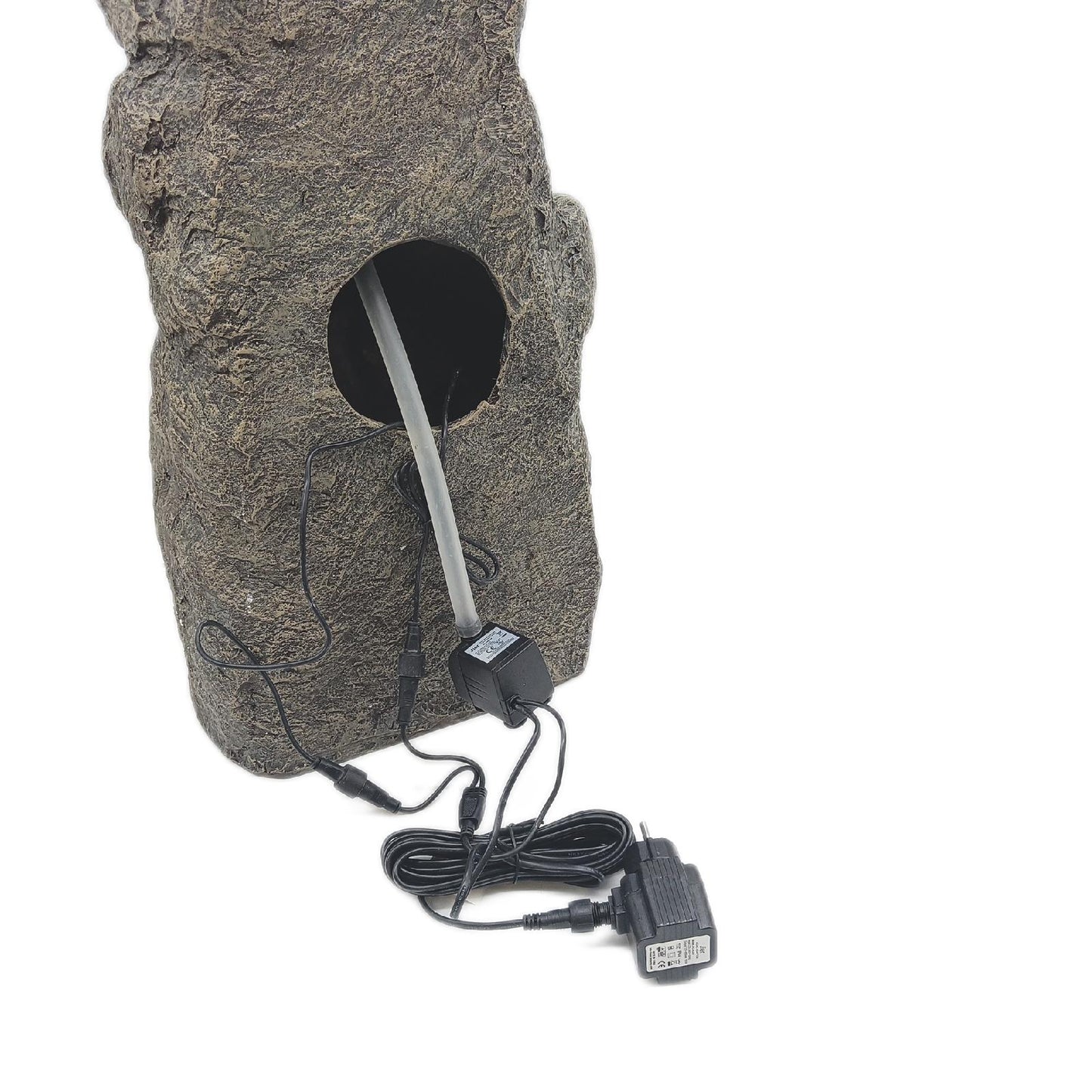 Silex Kunststeinbrunnen Garten Dekoration Löwe 335 x 29 x 815 cm Naturstein Optik Wasserfall