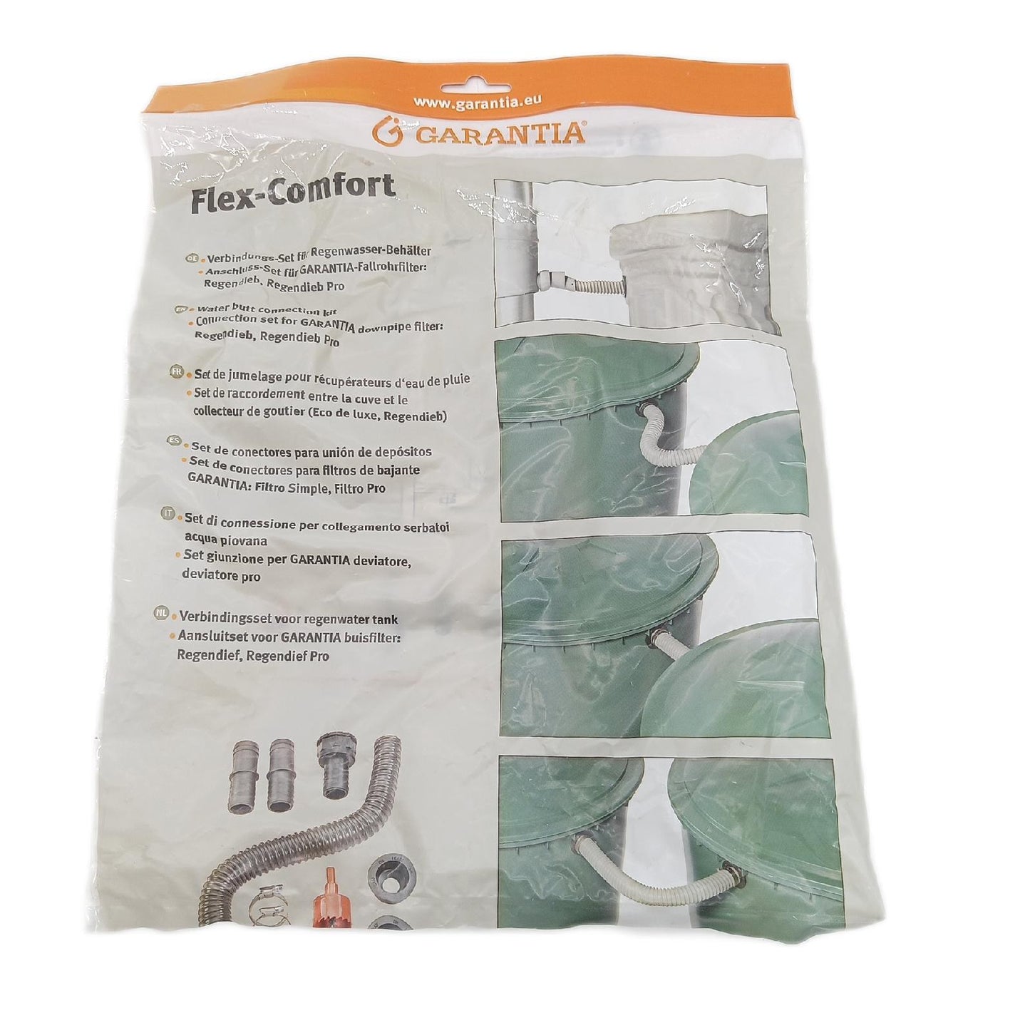 Graf Verbindungsset Gartengeräte Flex Comfort grau Wasser Zubehör für Gartenbewässerung