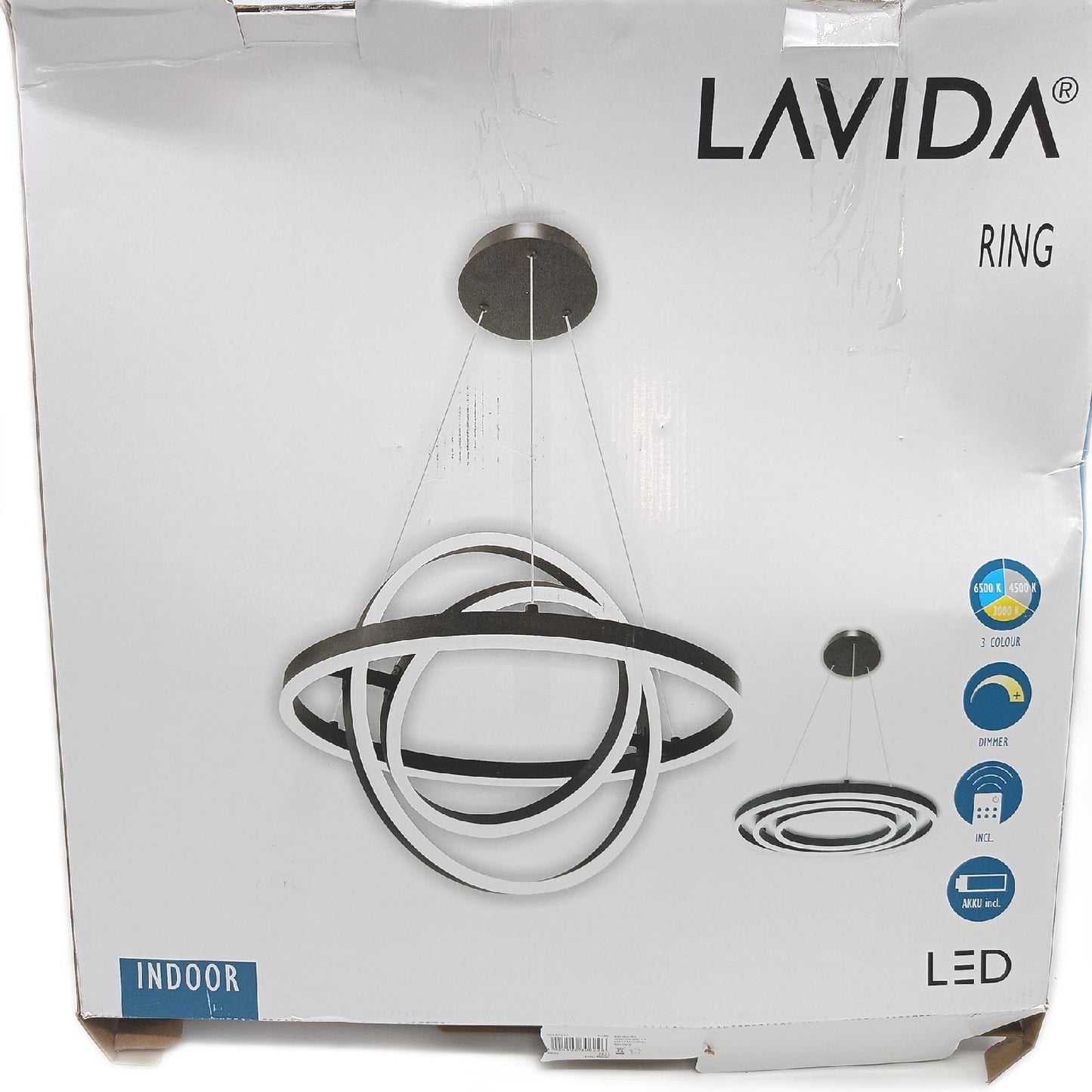 Lavida Pendelleuchte Beleuchtung Lavida Ring LED Pendelleuchte rund modern elegant Design