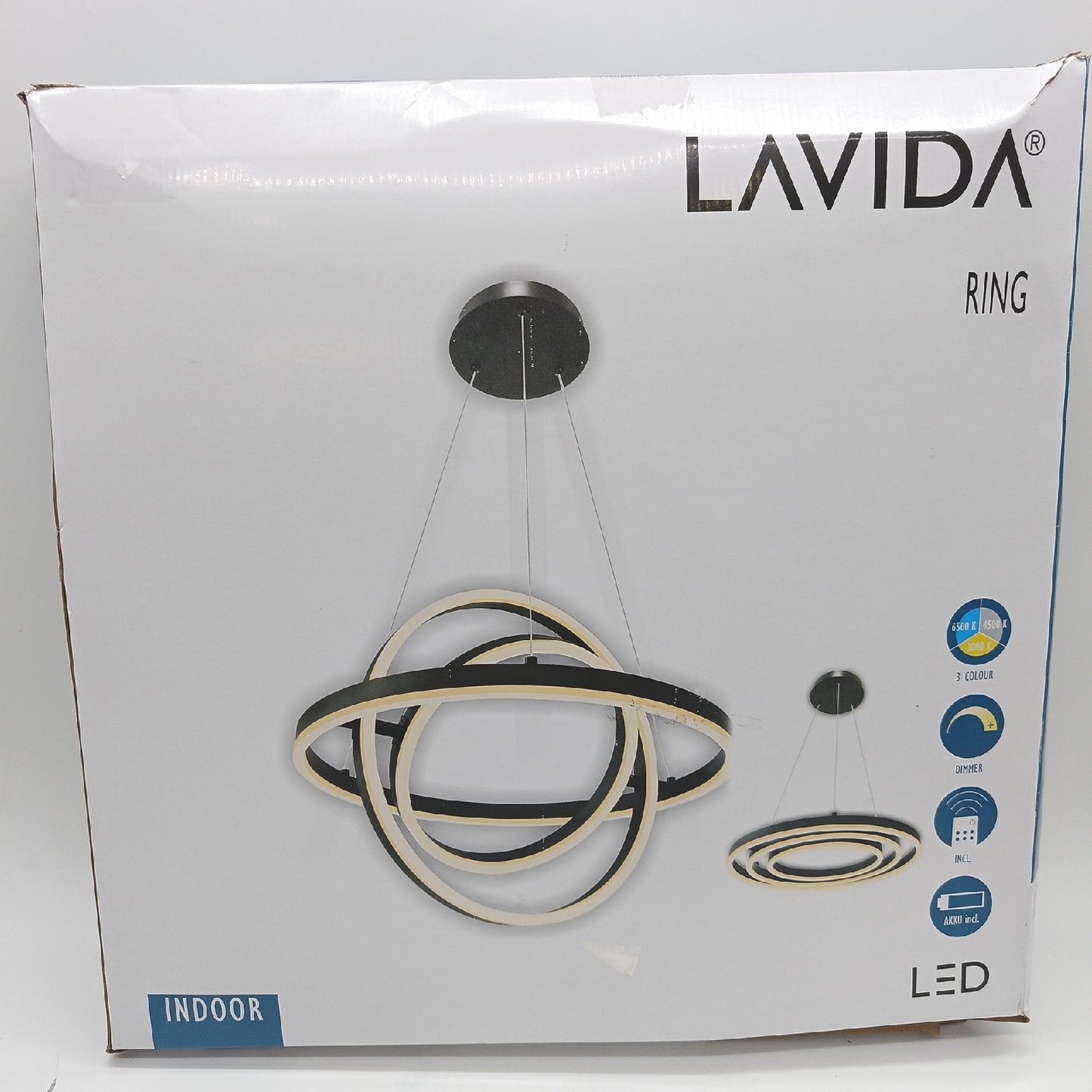 Lavida Pendelleuchte Beleuchtung Lavida Ring LED Pendelleuchte rund modern elegant Design