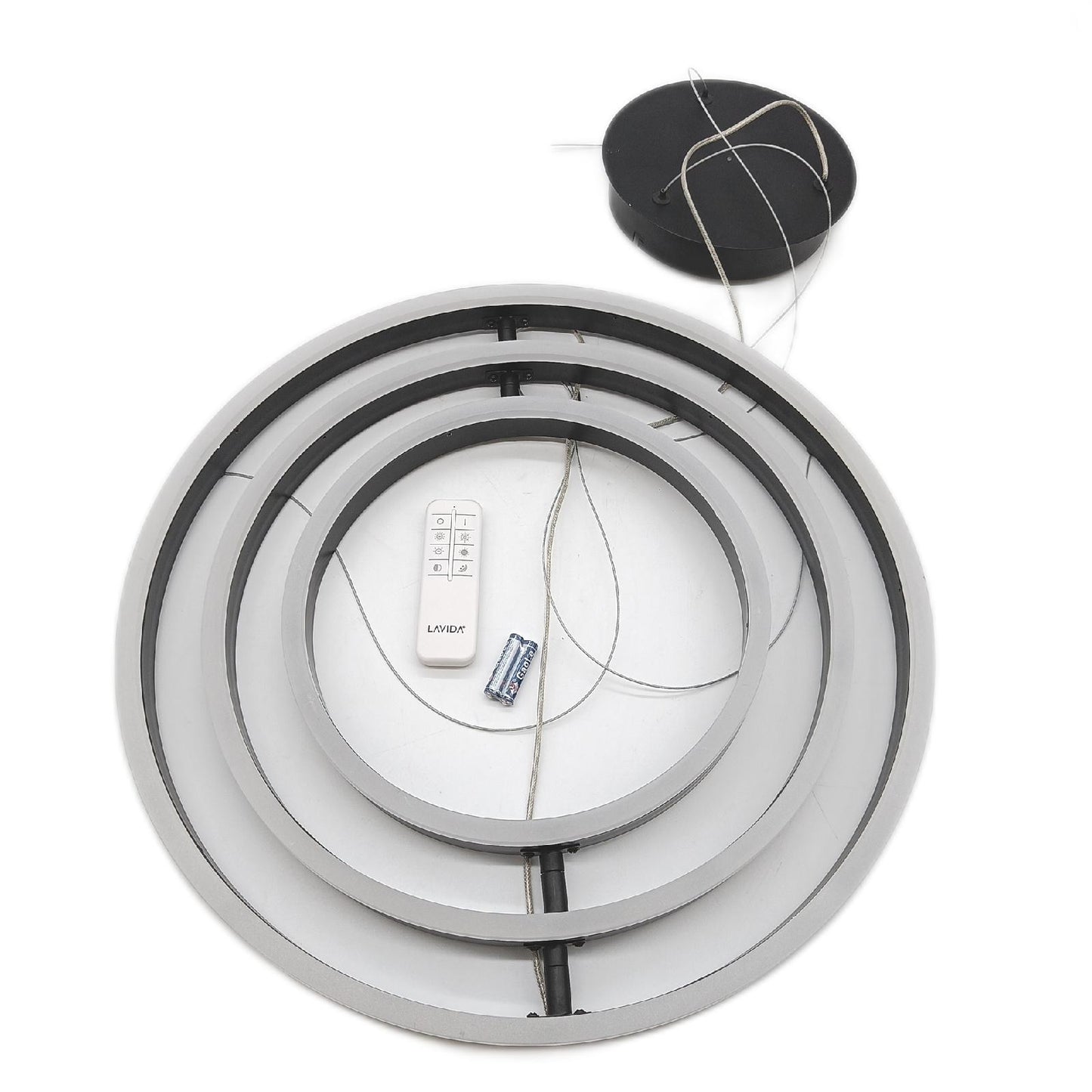 Lavida Pendelleuchte Beleuchtung Lavida Ring LED Pendelleuchte rund modern elegant Design