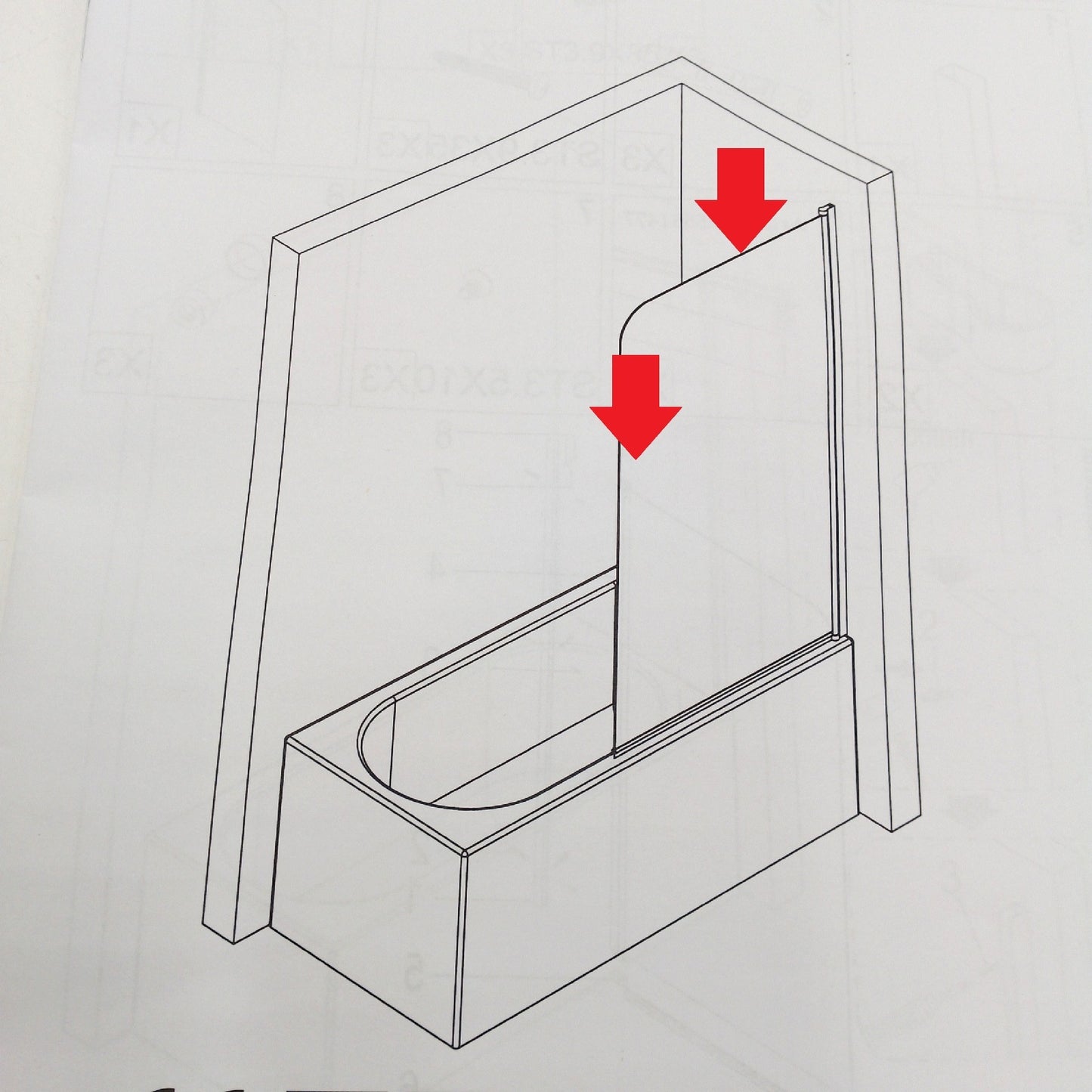 Clear Badewannenaufsatz Badzubehör 75 x 130 cm Weiß für einfaches Badvergnügen
