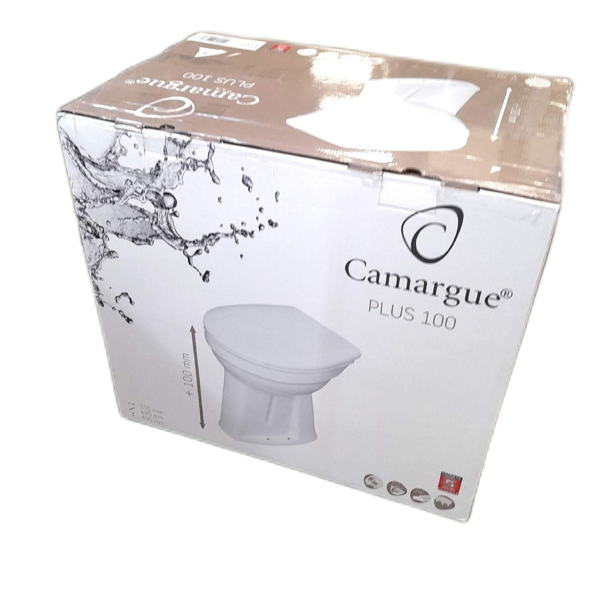Camargue Stand WC Komplettset Badinstallation Plus 100 Spülrand Komfort Badezimmer