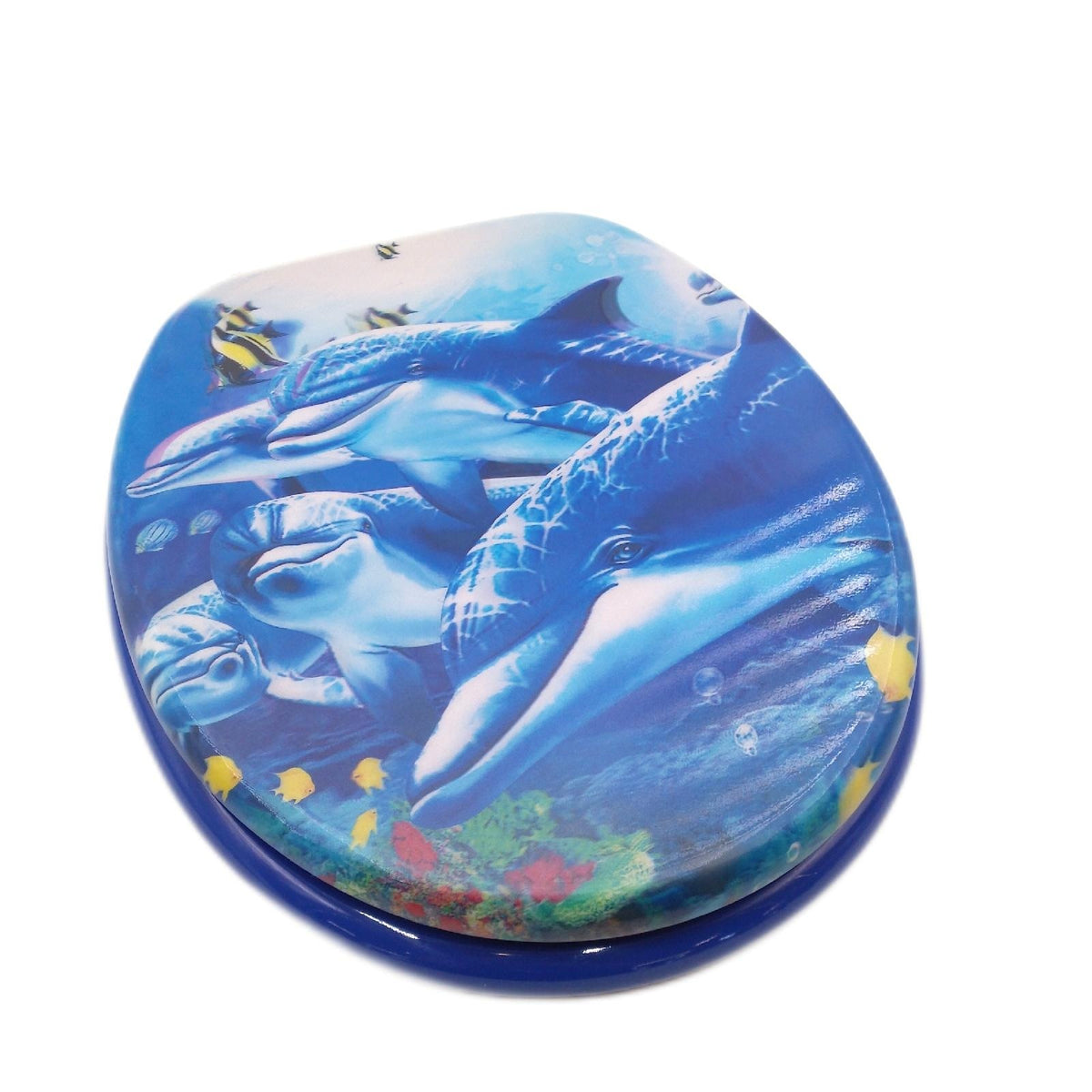 Poseidon WC Sitz Sea Life 3D Absenkautomatik MDF Badezimmereinrichtung