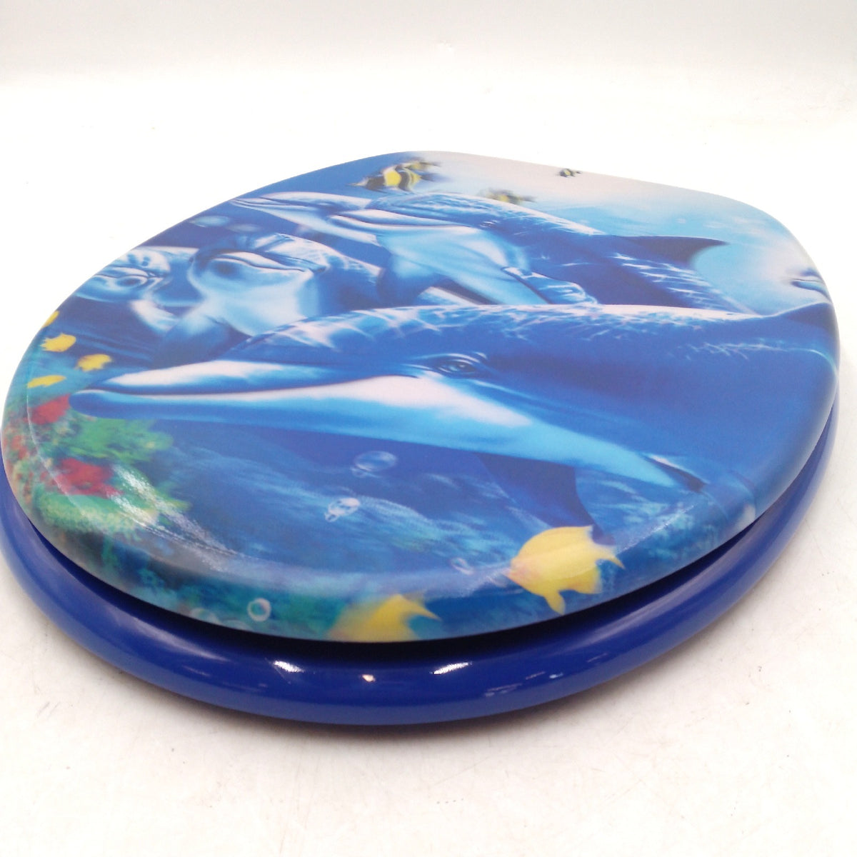 Poseidon WC Sitz Sea Life 3D Absenkautomatik MDF Badezimmereinrichtung