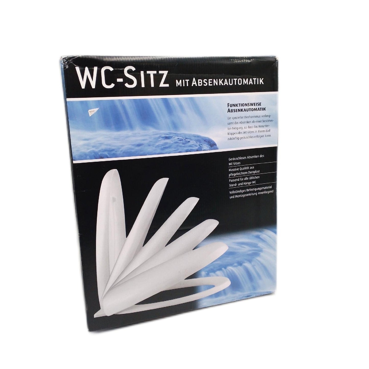 WC-Sitz Miami (Mit Absenkautomatik, Kunststoff, Weiß)