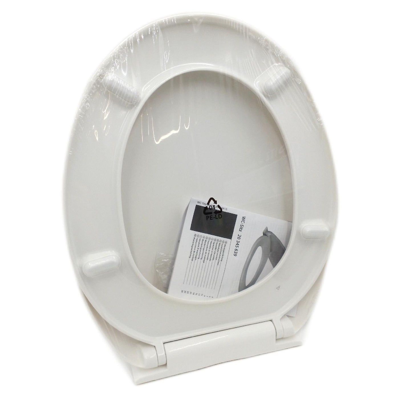 WC-Sitz Miami (Mit Absenkautomatik, Kunststoff, Weiß)