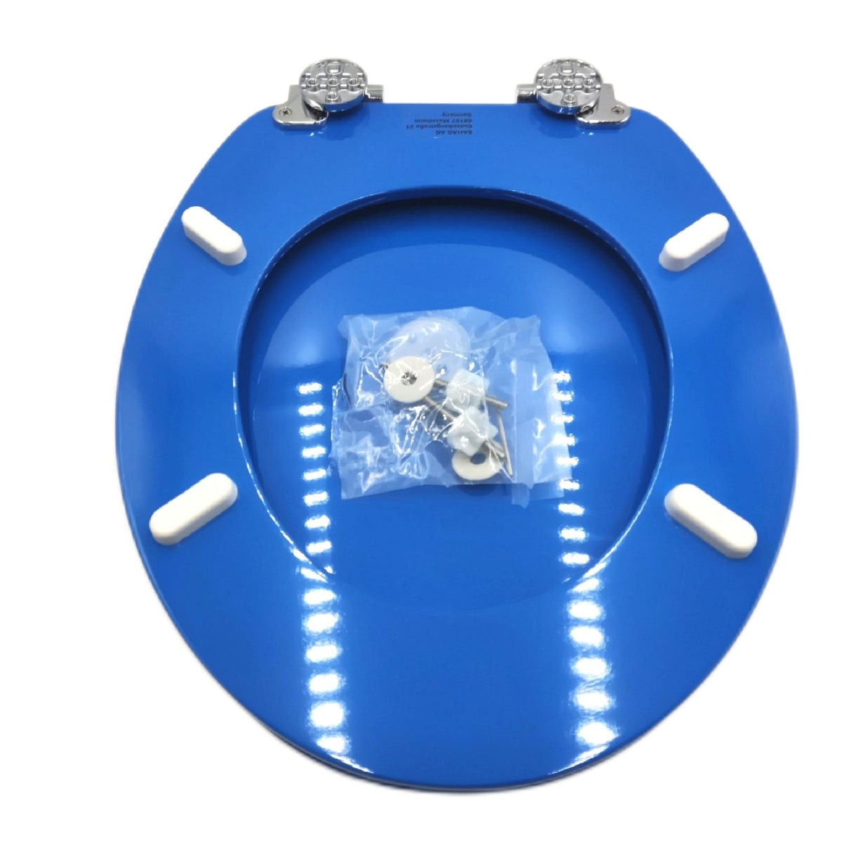 Poseidon WC Sitz Blue Lagoon MDF Blau mit Absenkautomatik komfortabel pflegeleicht