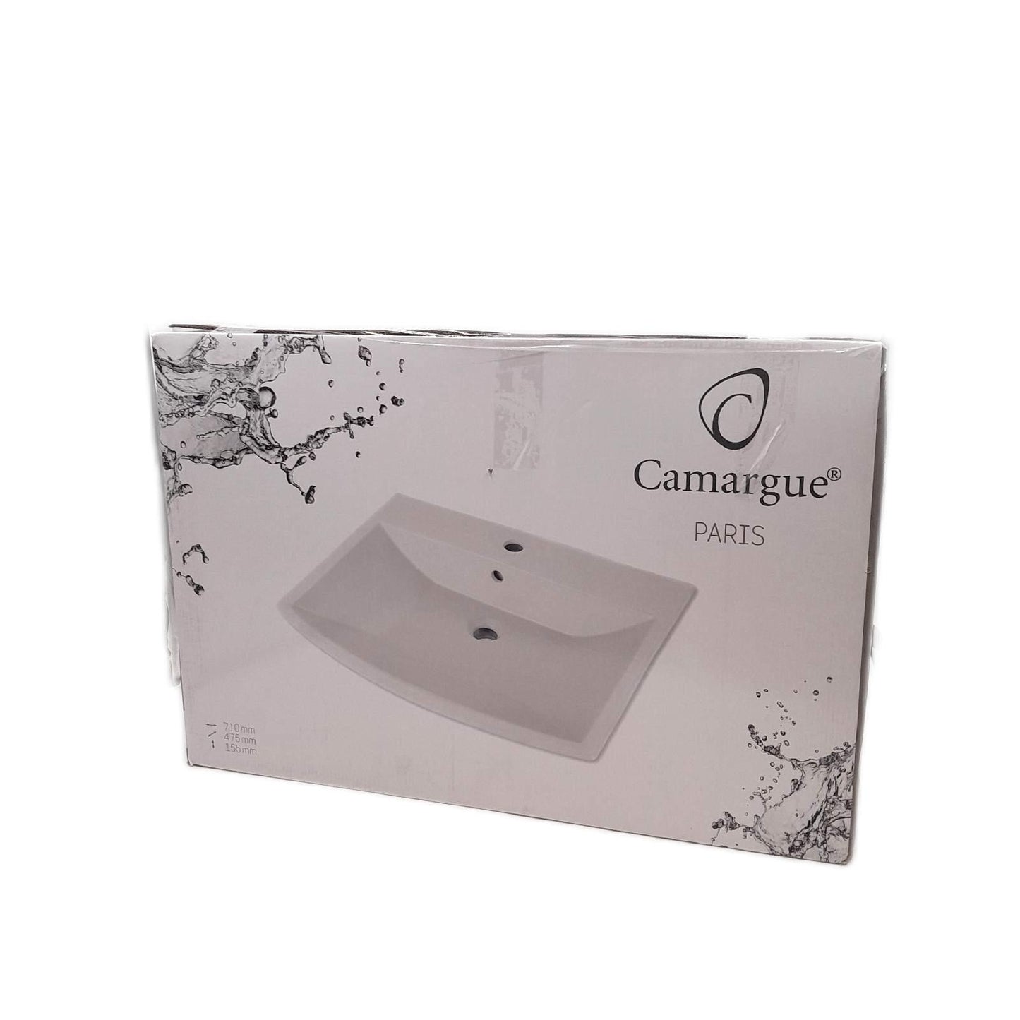 Camargue Paris Waschbecker Weiß Waschtisch Keramik