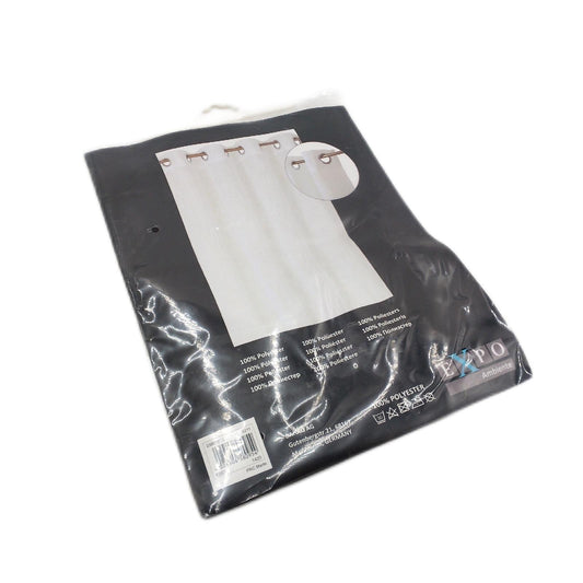 Expo Ambiente Gardine Fensterdekoration Kimi 135 x 245 cm Polyester Weiss Vorhang
