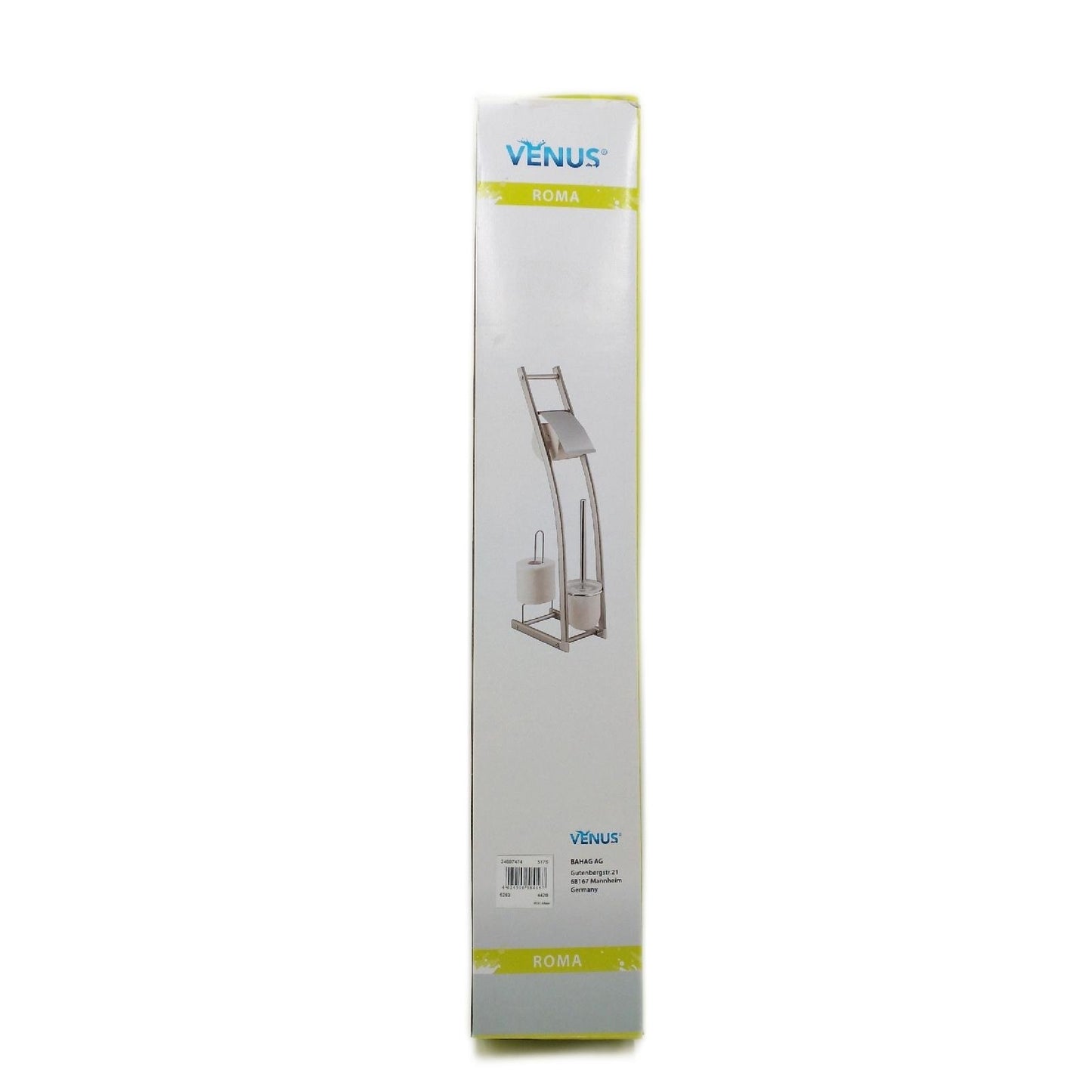 Venus WC Bürstengarnitur Badaccessoires Roma Höhe 74 cm Chrom elegant