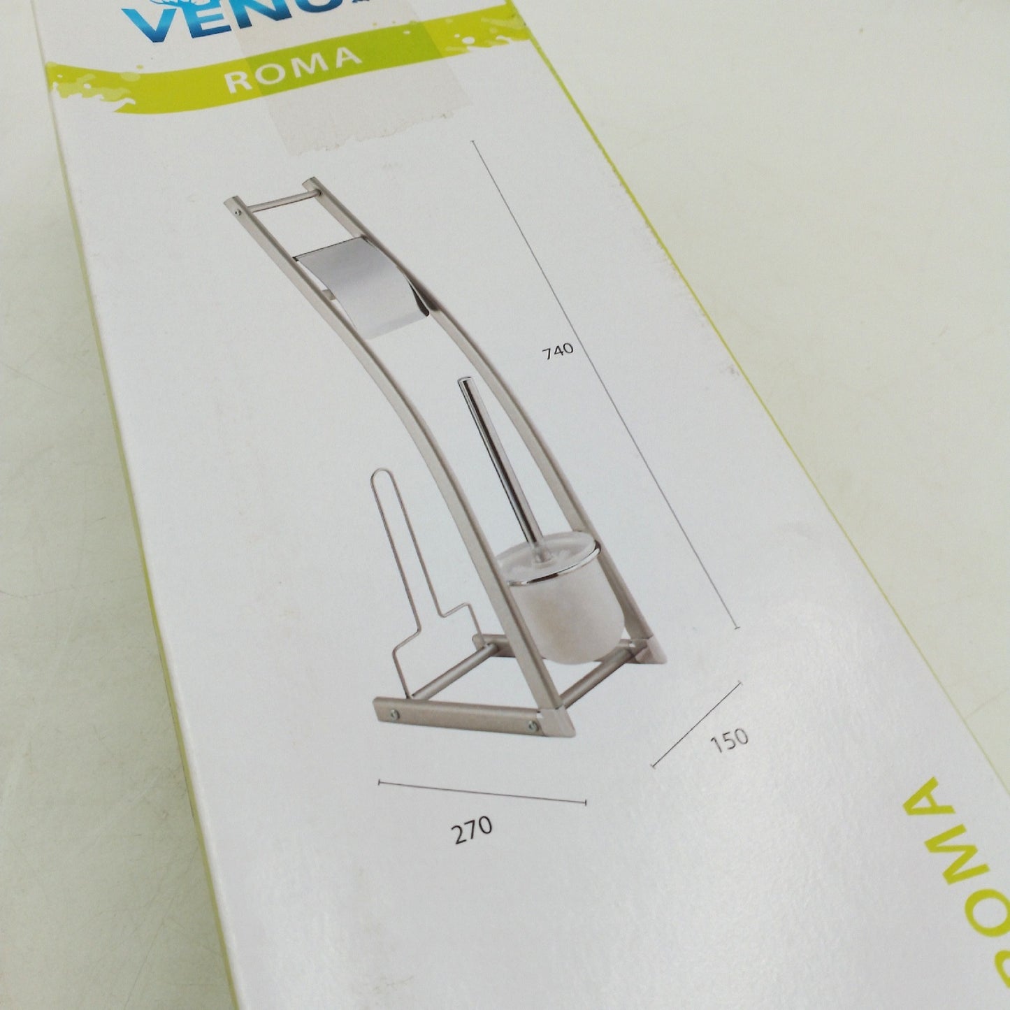 Venus WC-Kombi-Bürstengarnitur Roma (Höhe: 74 cm, Chrom)