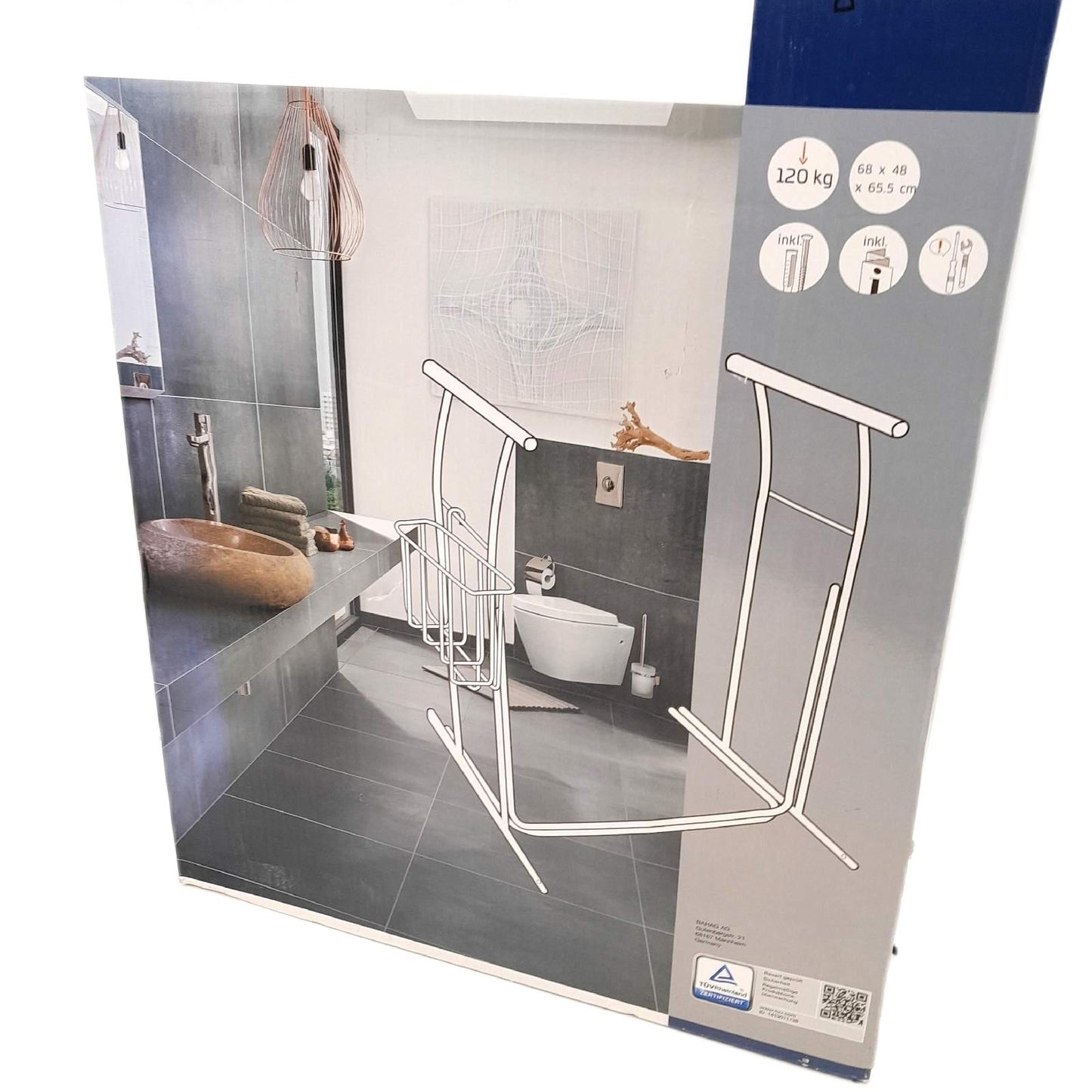 careosan Mobile WC-Aufstehhilfe (68 x 48 x 65
