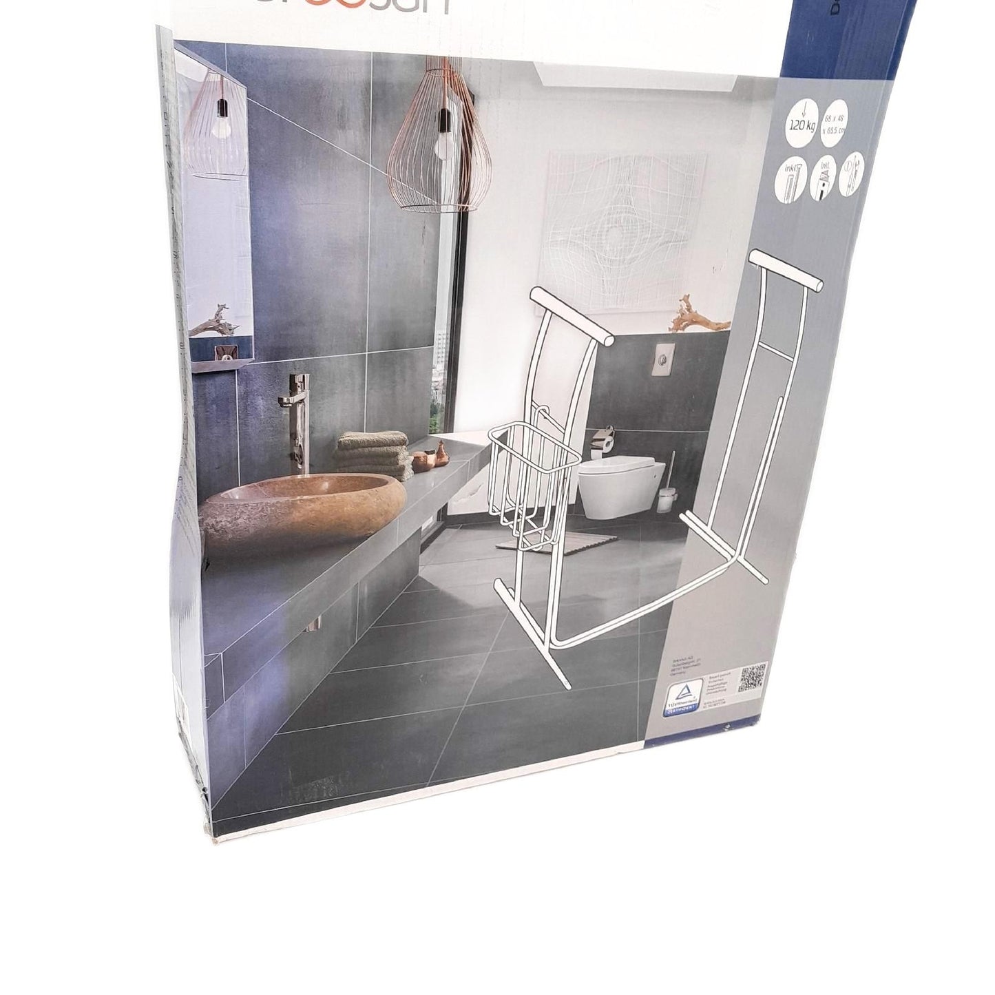 careosan Mobile WC-Aufstehhilfe (68 x 48 x 65