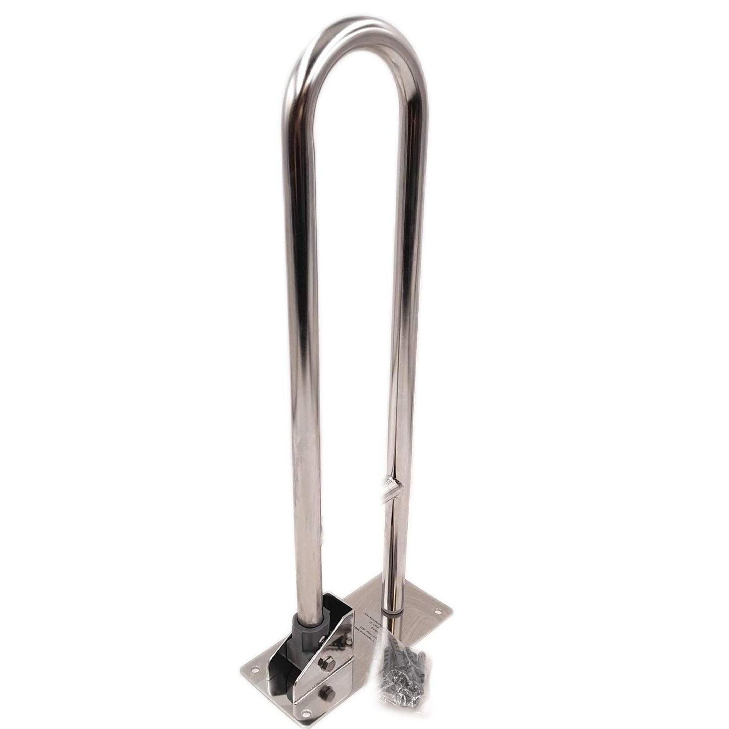 careosan WC Aufstehbügel Badezimmerhilfen 60 cm belastbar klappbar Chrom