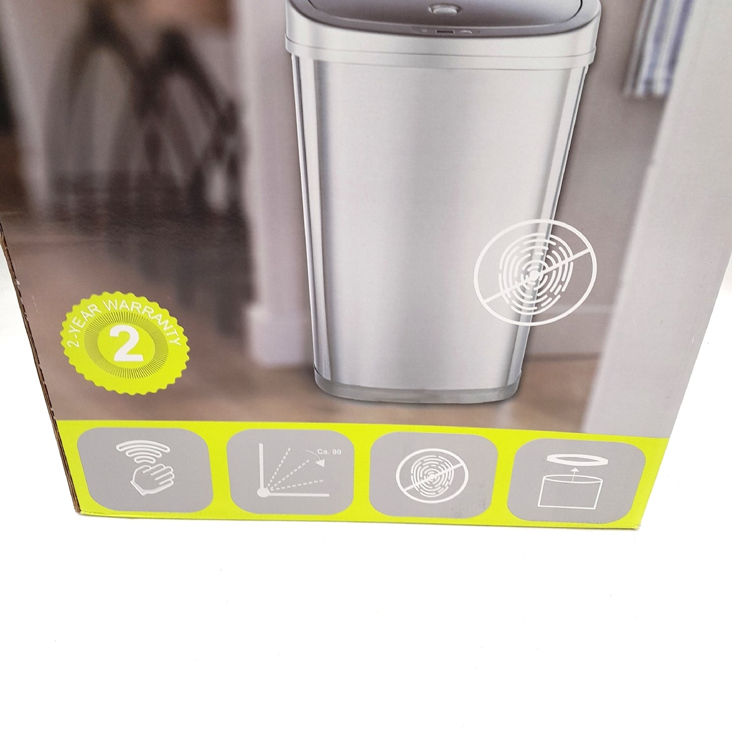 Sensor Abfalleimer Haushaltswaren Edelstahl 22 Liter Komfort Hygiene praktisch langlebig