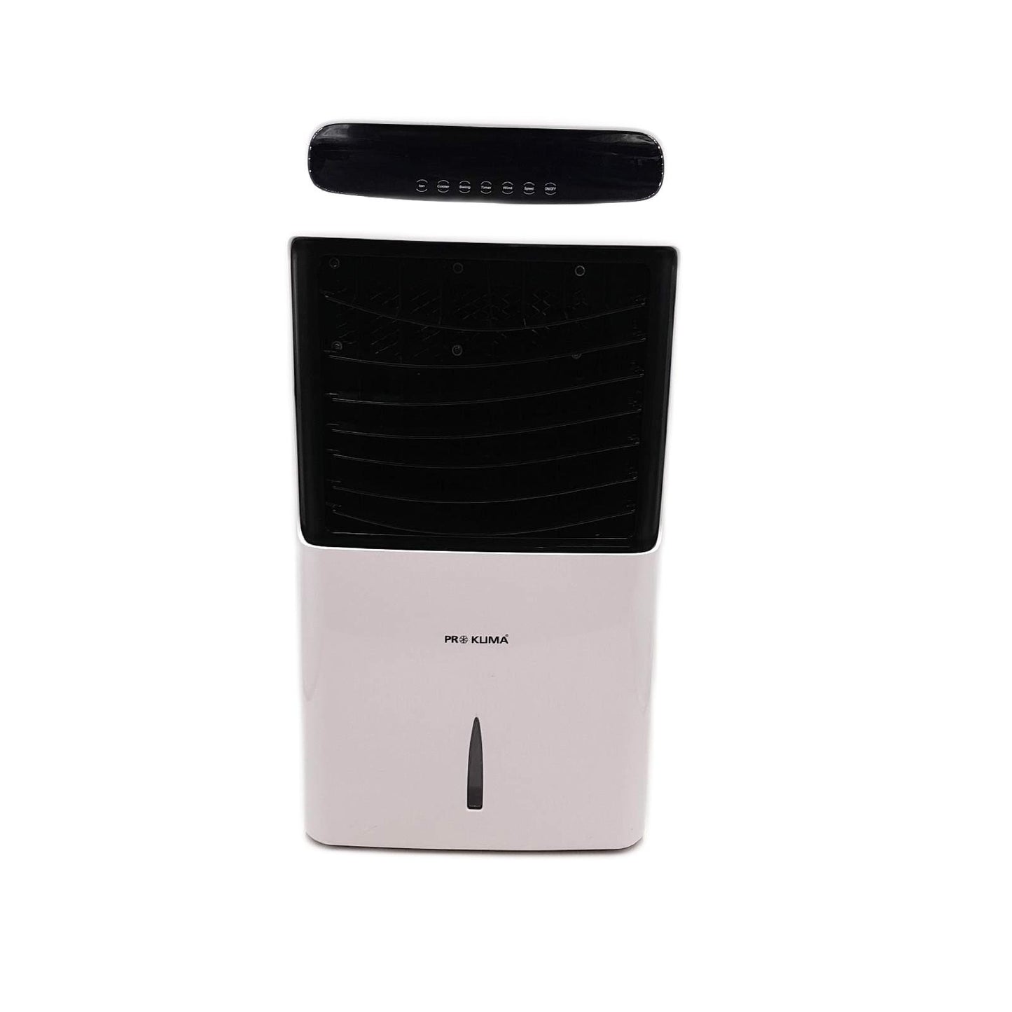 Proklima Luftk�hler 18 Liter Wei�/Schwarz, H�he: 81 cm, 80 W, Transportrollen