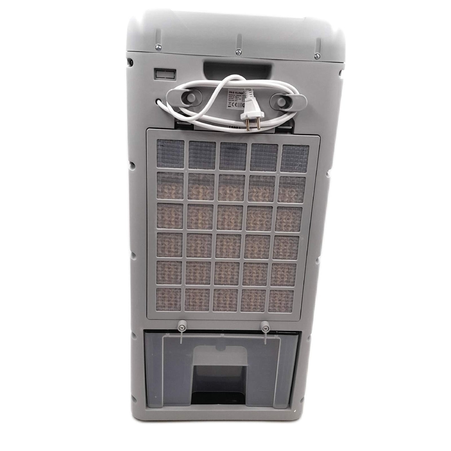 Proklima Luftk�hler 18 Liter Wei�/Schwarz, H�he: 81 cm, 80 W, Transportrollen