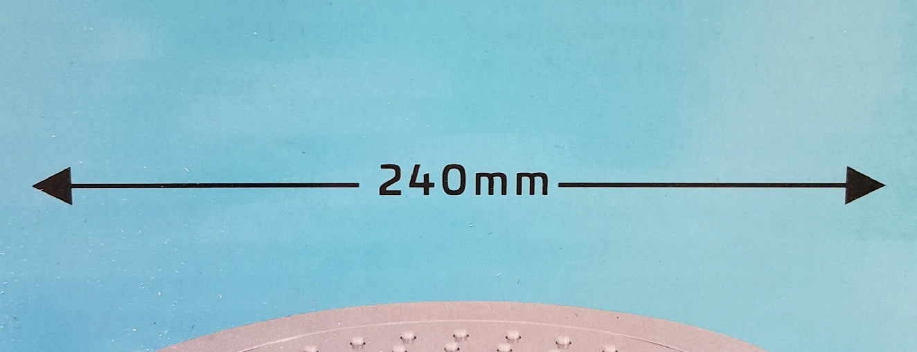 Mixomat Kopfbrause Kolna Durchmesser: 24 cm, Chrom, Rund