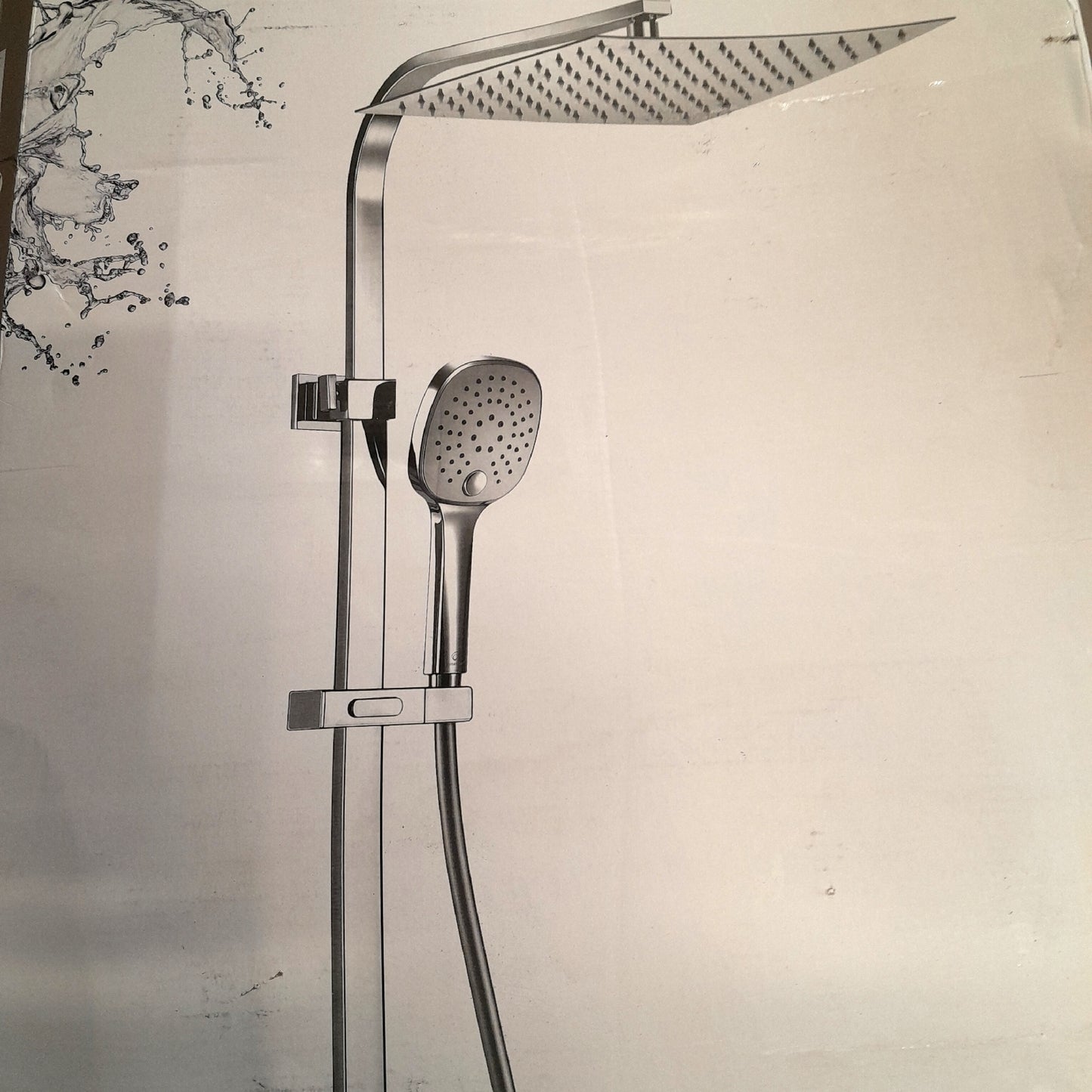 Camargue Überkopfbrausen Set Duschzubehör Gratl Mit Umsteller Höhenverstellbar 92 127 cm Badezimmer