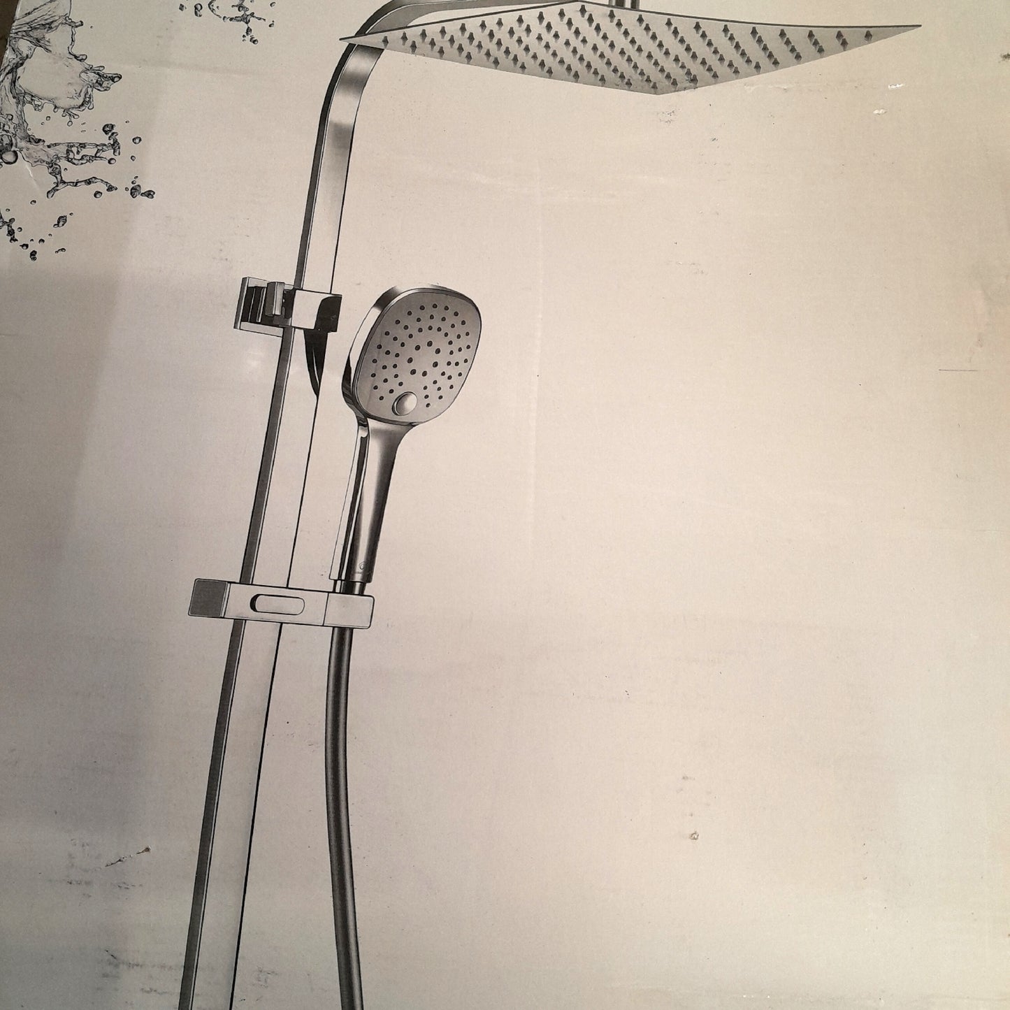 Camargue Überkopfbrausen Set Duschzubehör Gratl Mit Umsteller Höhenverstellbar 92 127 cm Badezimmer